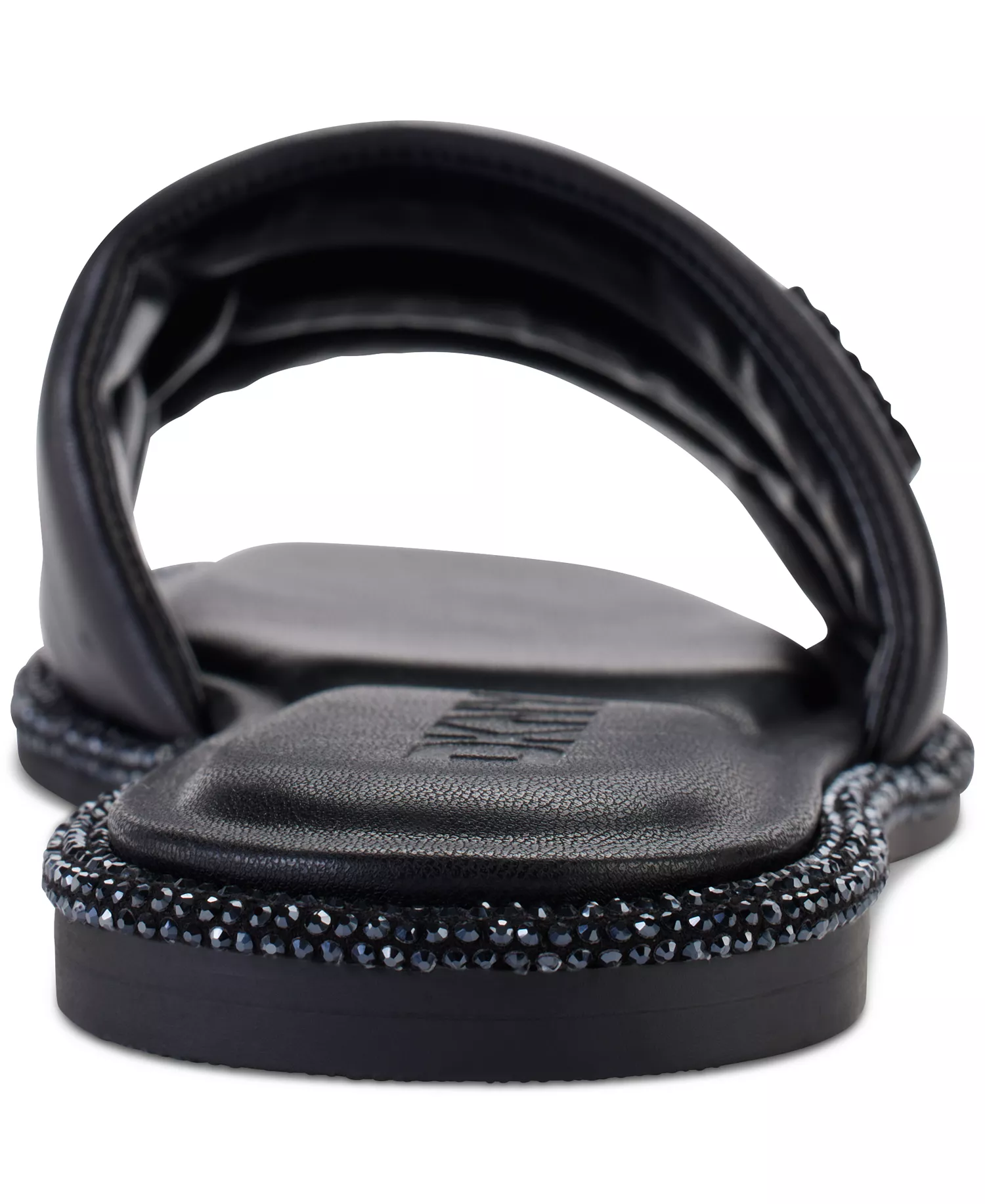 Bethea Quilted Slip-On Slide Sandals - Black - 5.5M