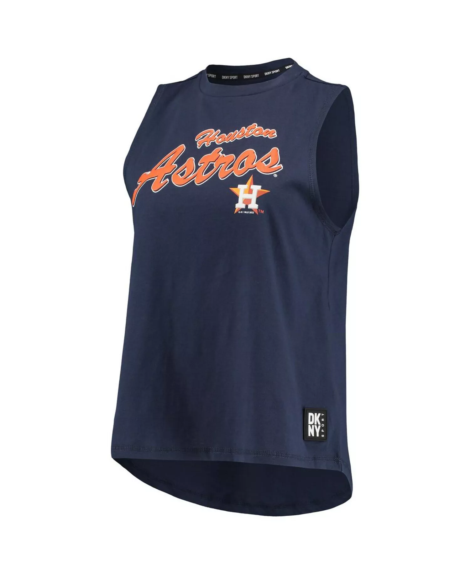 Women's Navy Houston Astros Marcie Tank Top - Navy - M