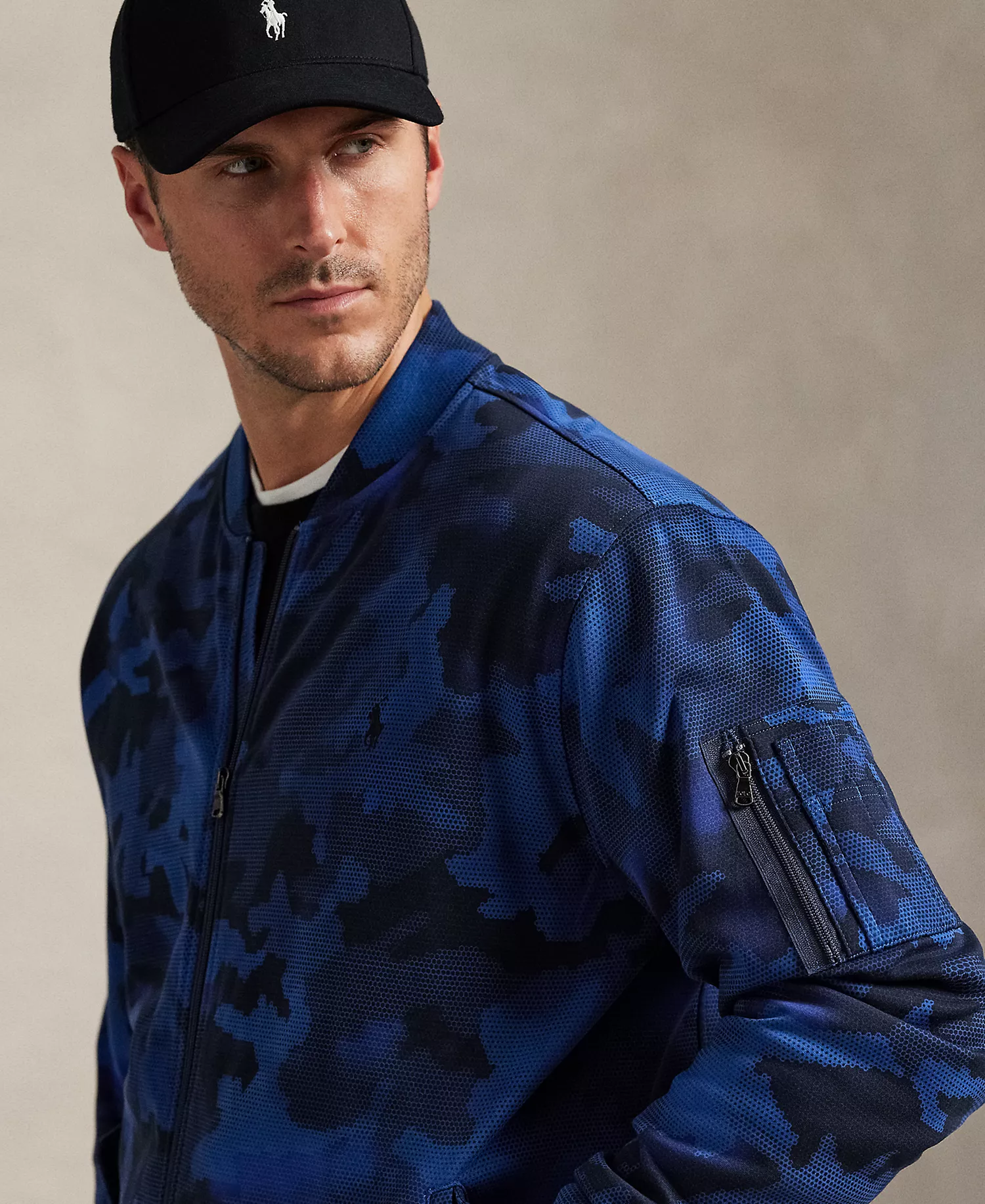 Men's Big & Tall Camo Print Long Sleeves Sweatshirt - Spy Camo - 2LT