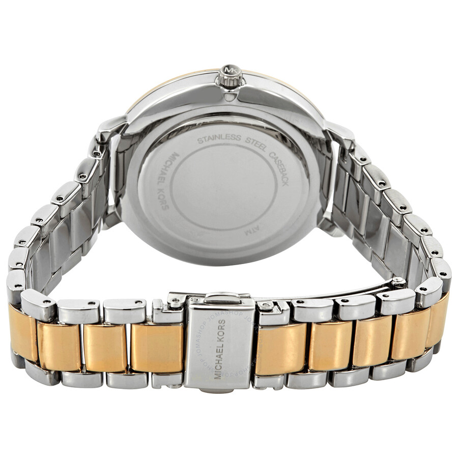 Michael Kors Pyper Quartz Crystal White Dial Ladies Watch