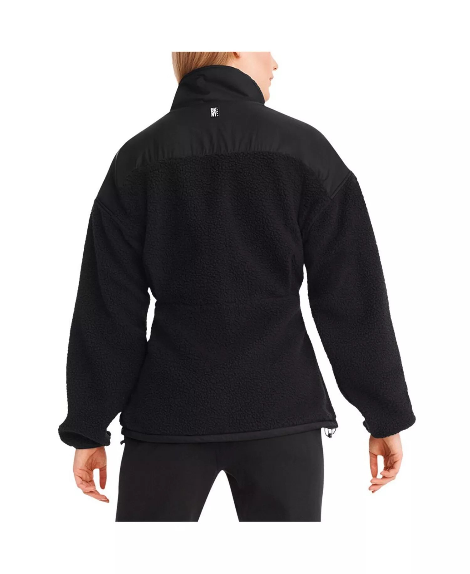 Women's Black Kansas City Chiefs Drew Mixed Media Full-Zip Jacket - Black - L