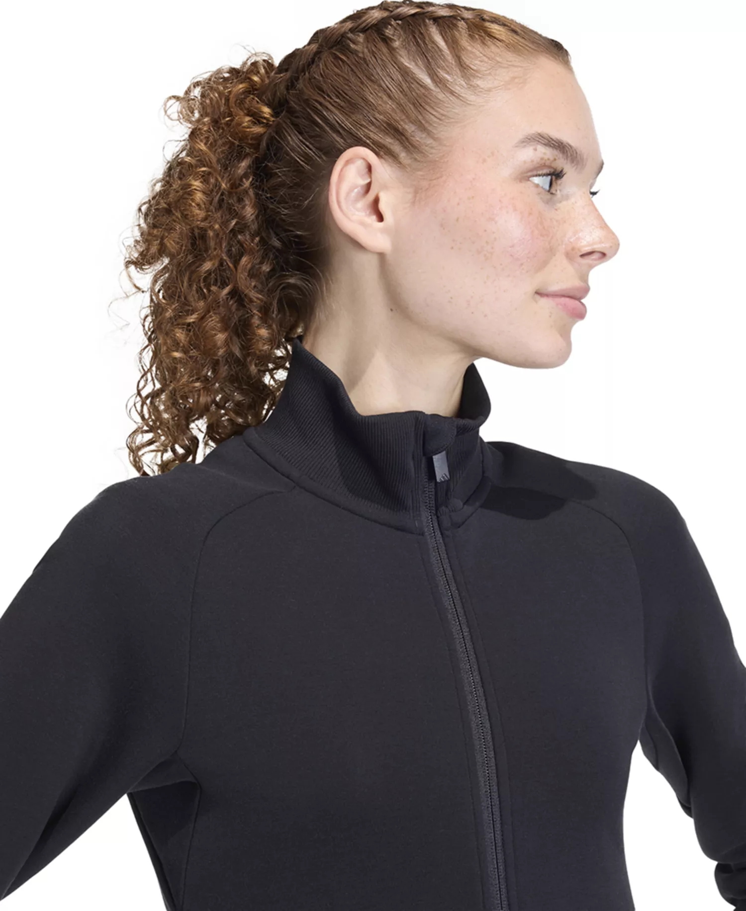 Women's Slim Sportswear Track Jacket - Black - 2XL