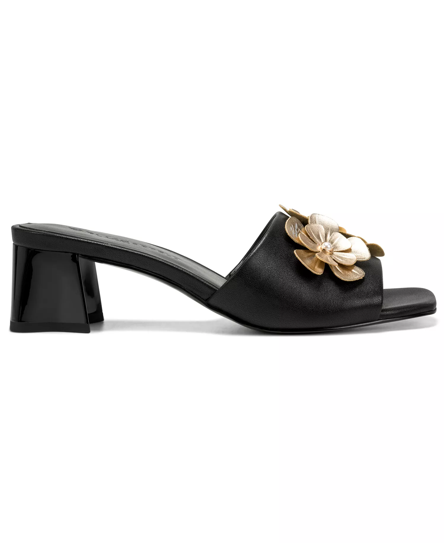Women's Sandreea Floral Heeled Sandals - Black - 10