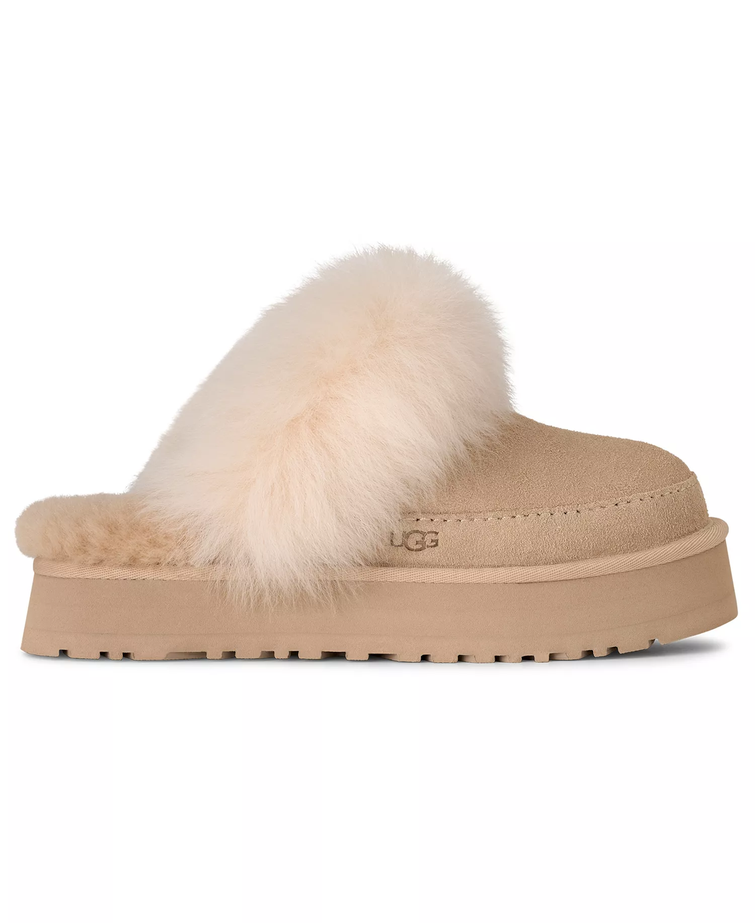 UGG Women's Disquette Chalet Round Toe Slipper - Beige - 9M