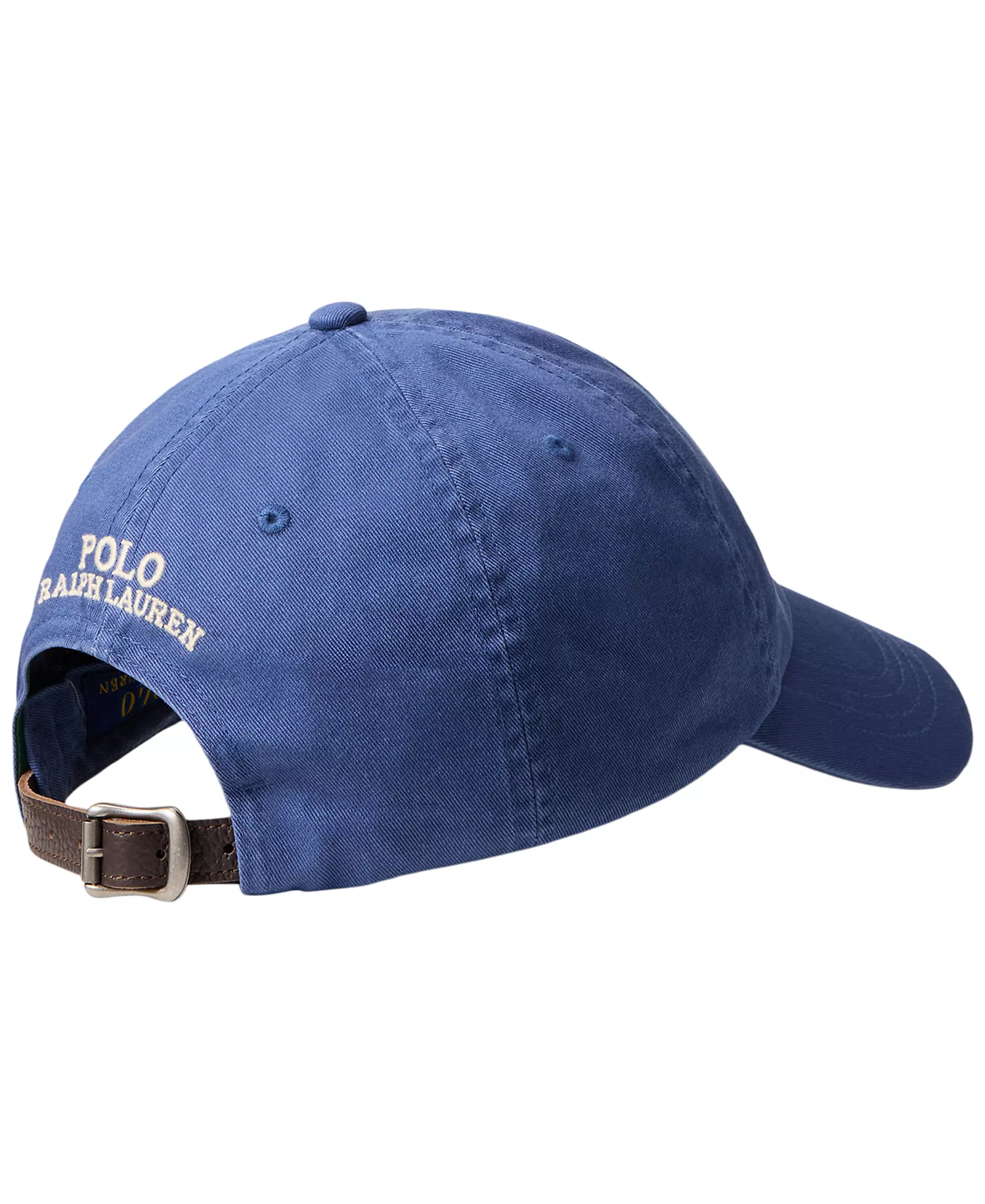 Men's Ventilating Embroidered Polo Bear Twill Ball Cap - Light Navy - ONE SIZE