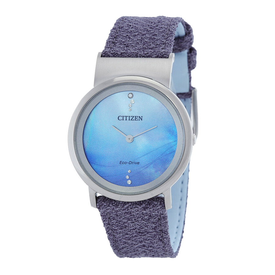 Citizen L Eco-Drive Blue Dial Ladies Watch