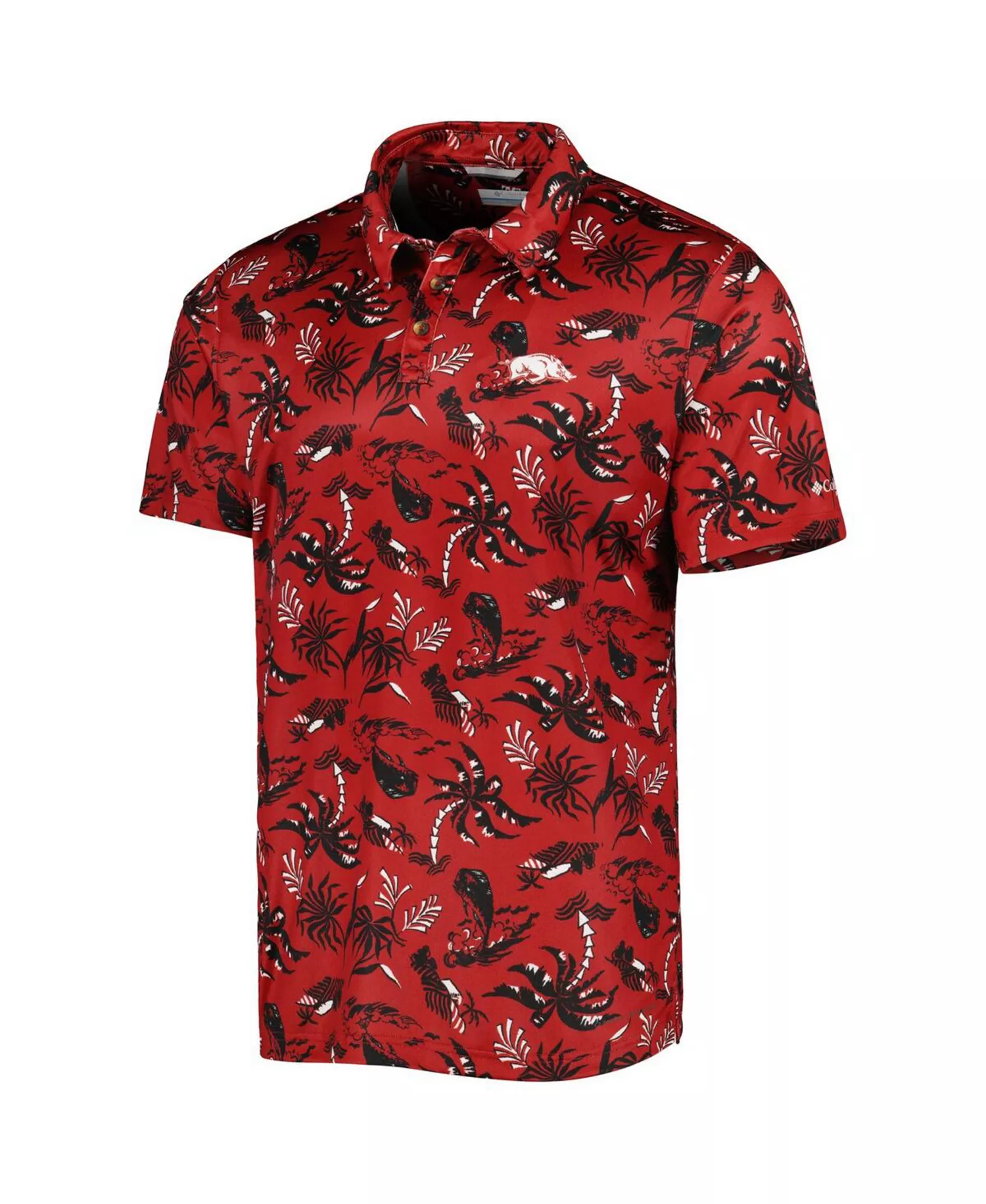 Men's Cardinal Arkansas Razorbacks Super Terminal Tackle Omni-Shade Polo Shirt - Cardinal - L