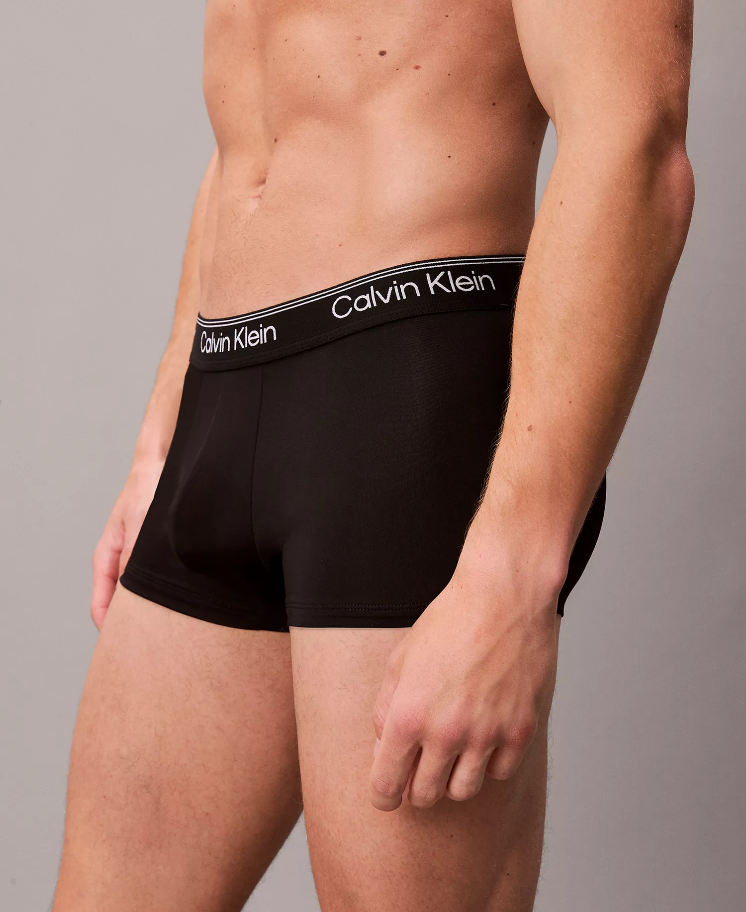 Men's Low Rise Trunks, 3-Pack - 3 Black - L