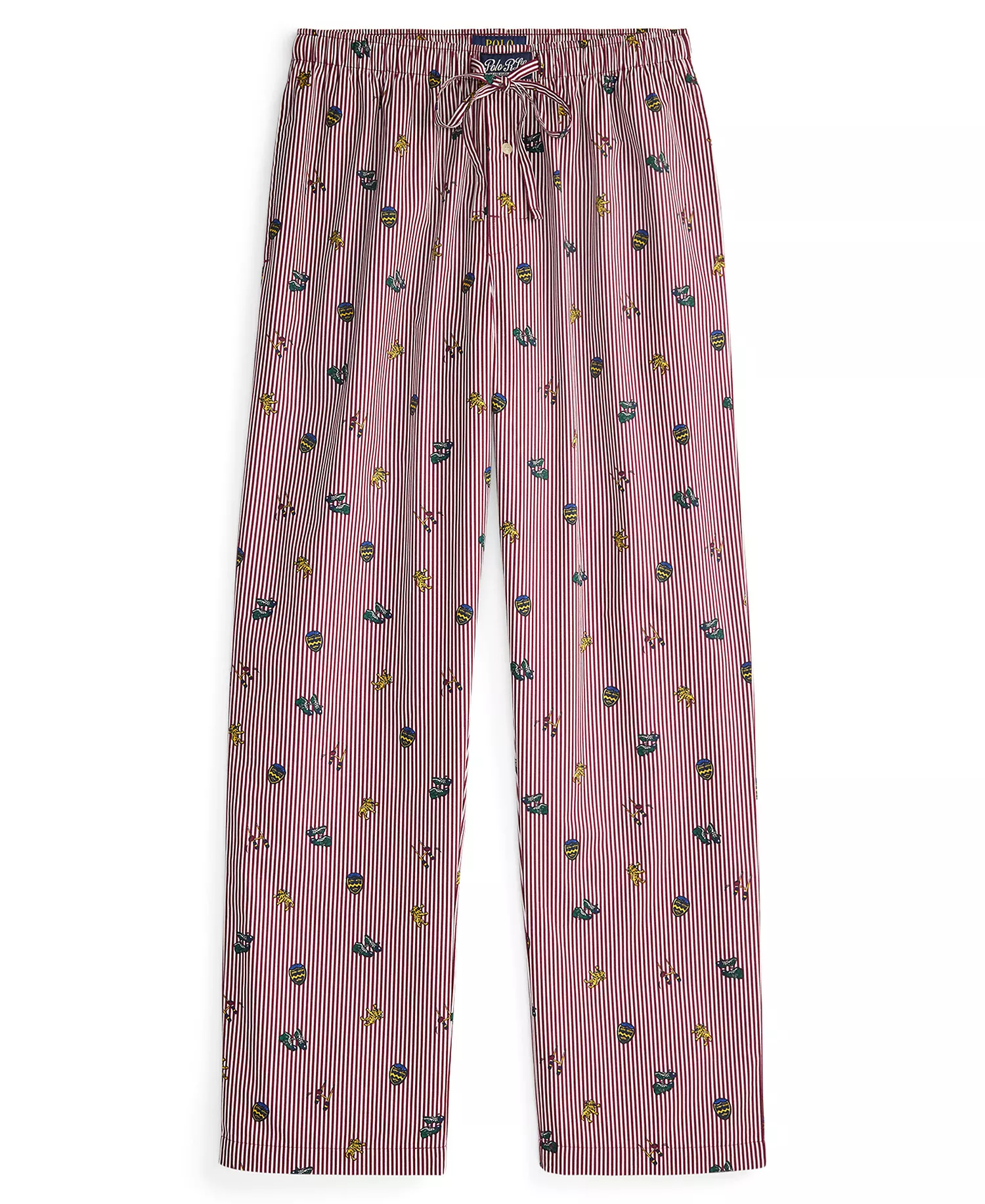 Men's Rugby Print Pajama Pants - Rugby Bengal Print - L