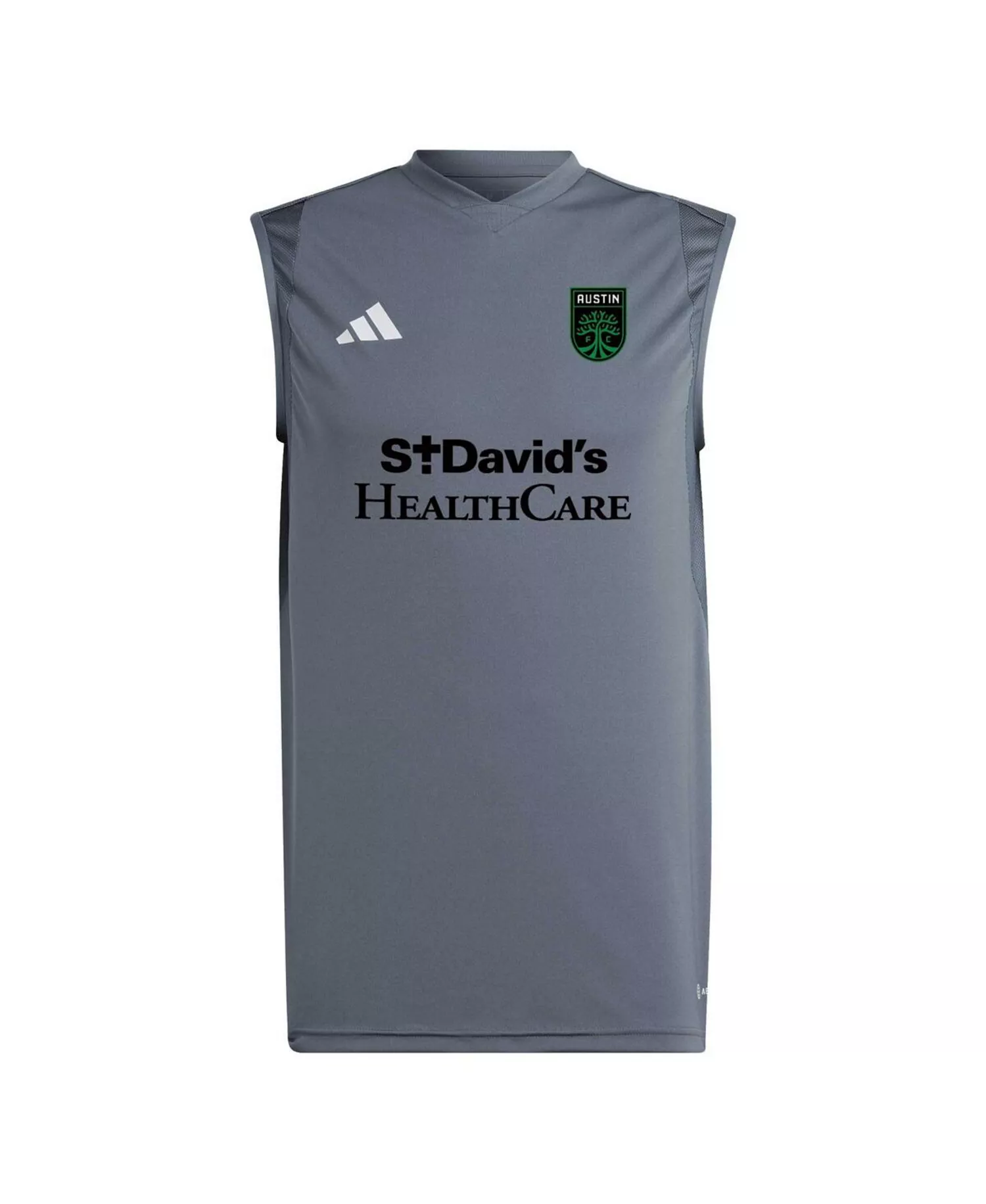 Men's Gray Austin FC 2023 On-Field Sleeveless Training Jersey - Gray - 2XL