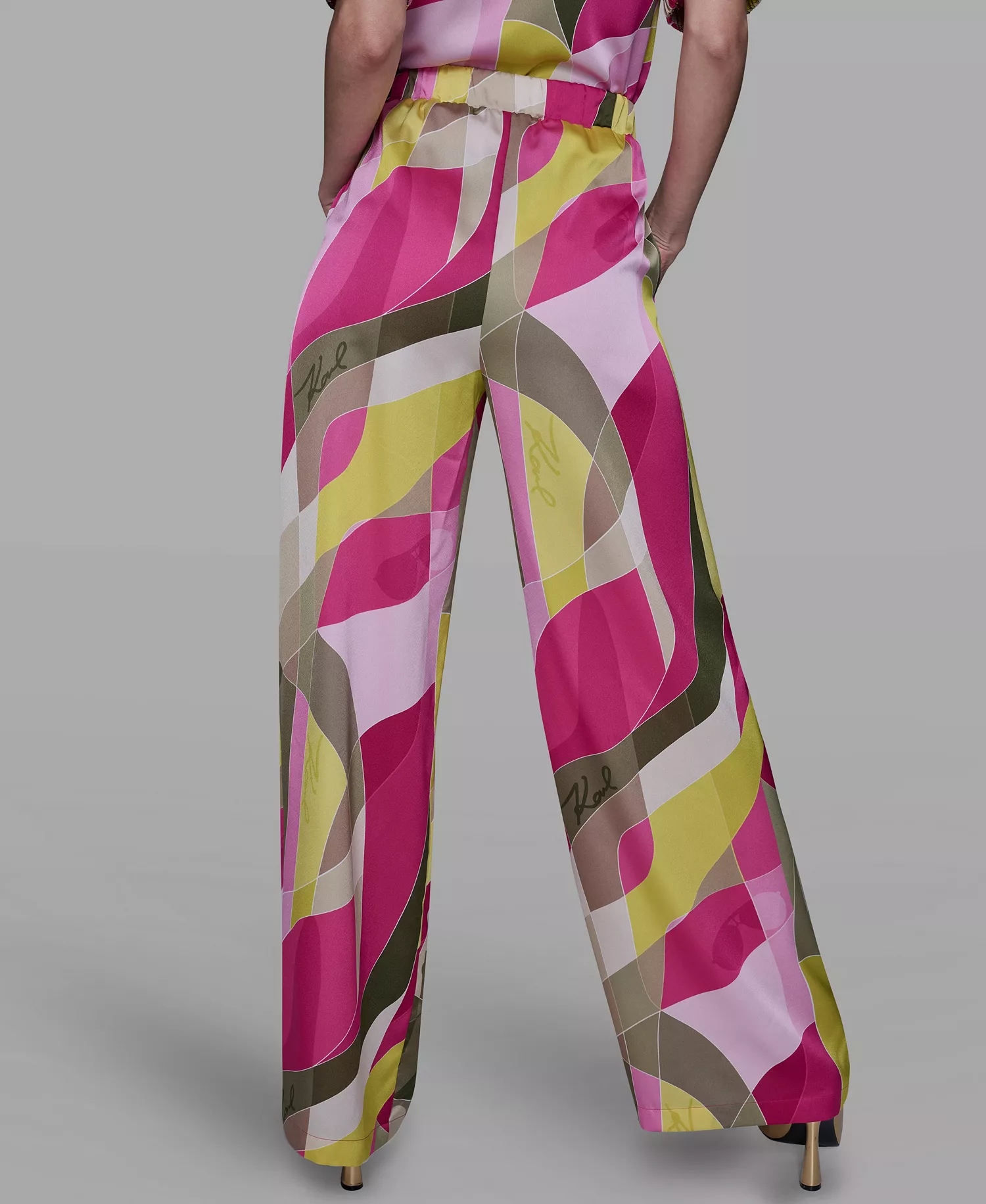 Women's Printed Pull-On Pants - Rogue/Olive Multi - L