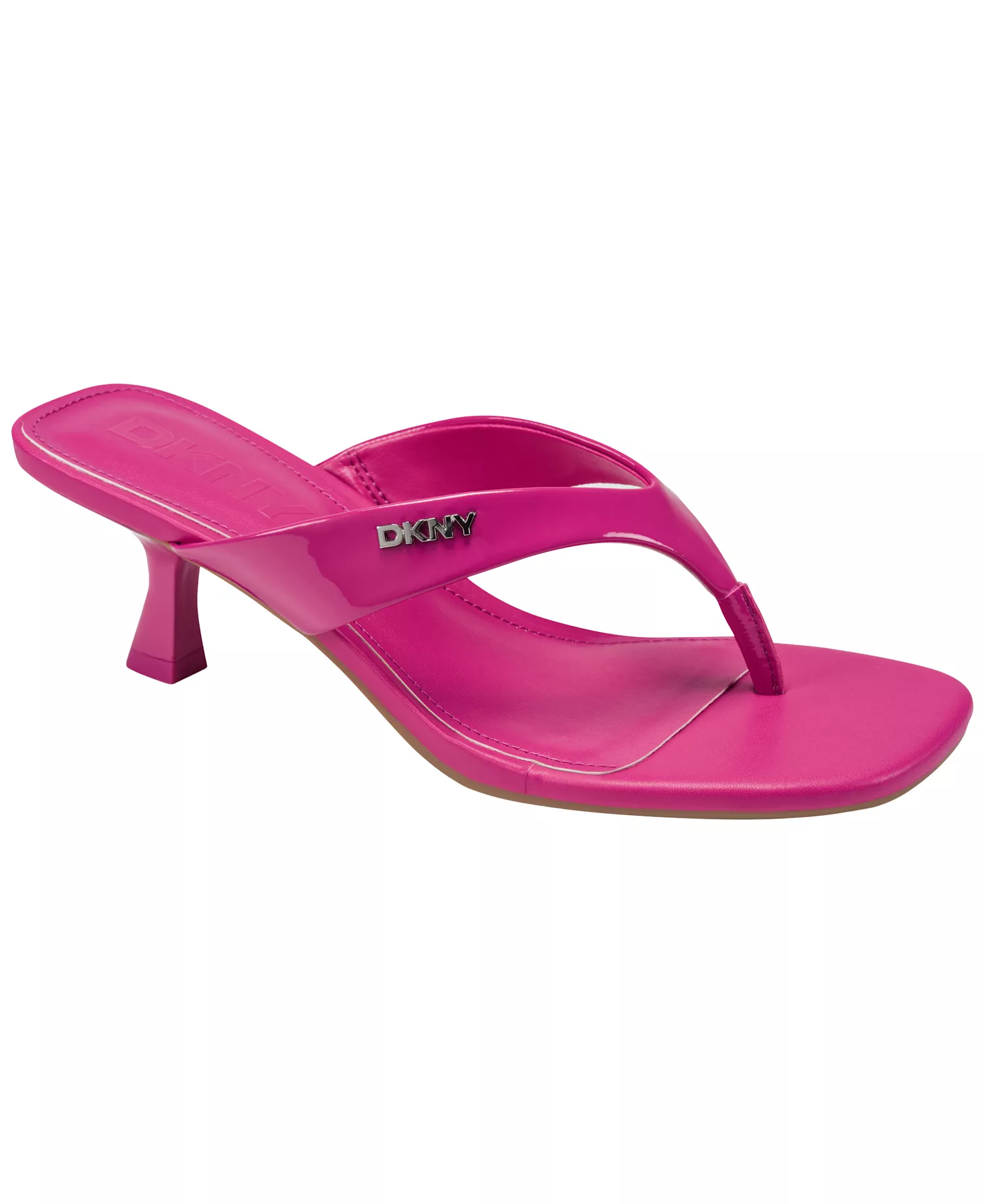 Women's Mackey Heeled Thong Sandals - Hot Pink - 10M