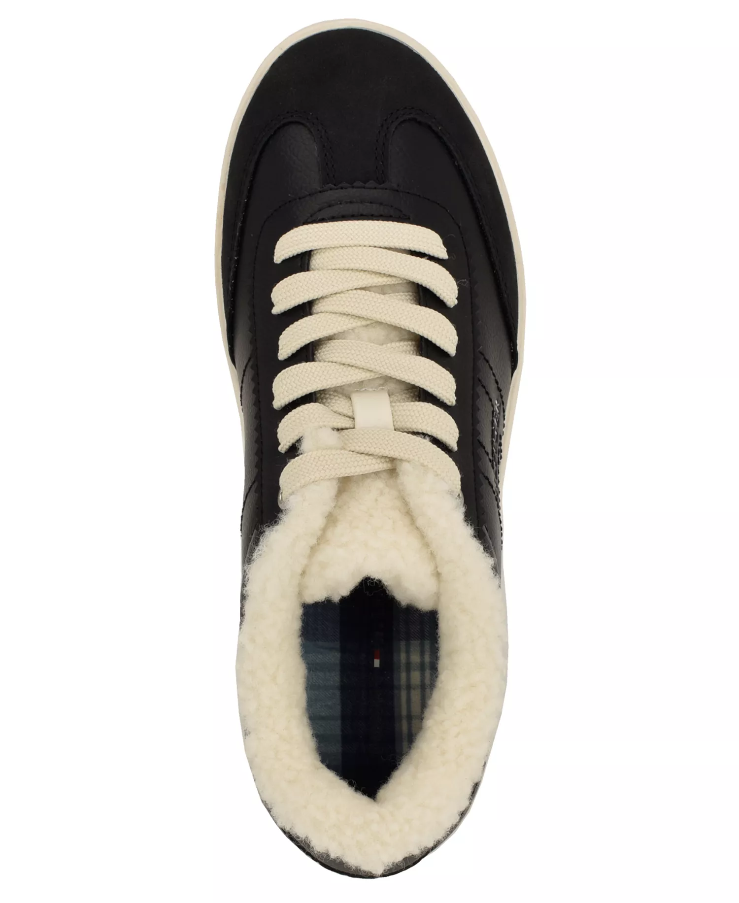 Women's Rheign Lace-Up Fashion Sneakers - Black/White - 10M