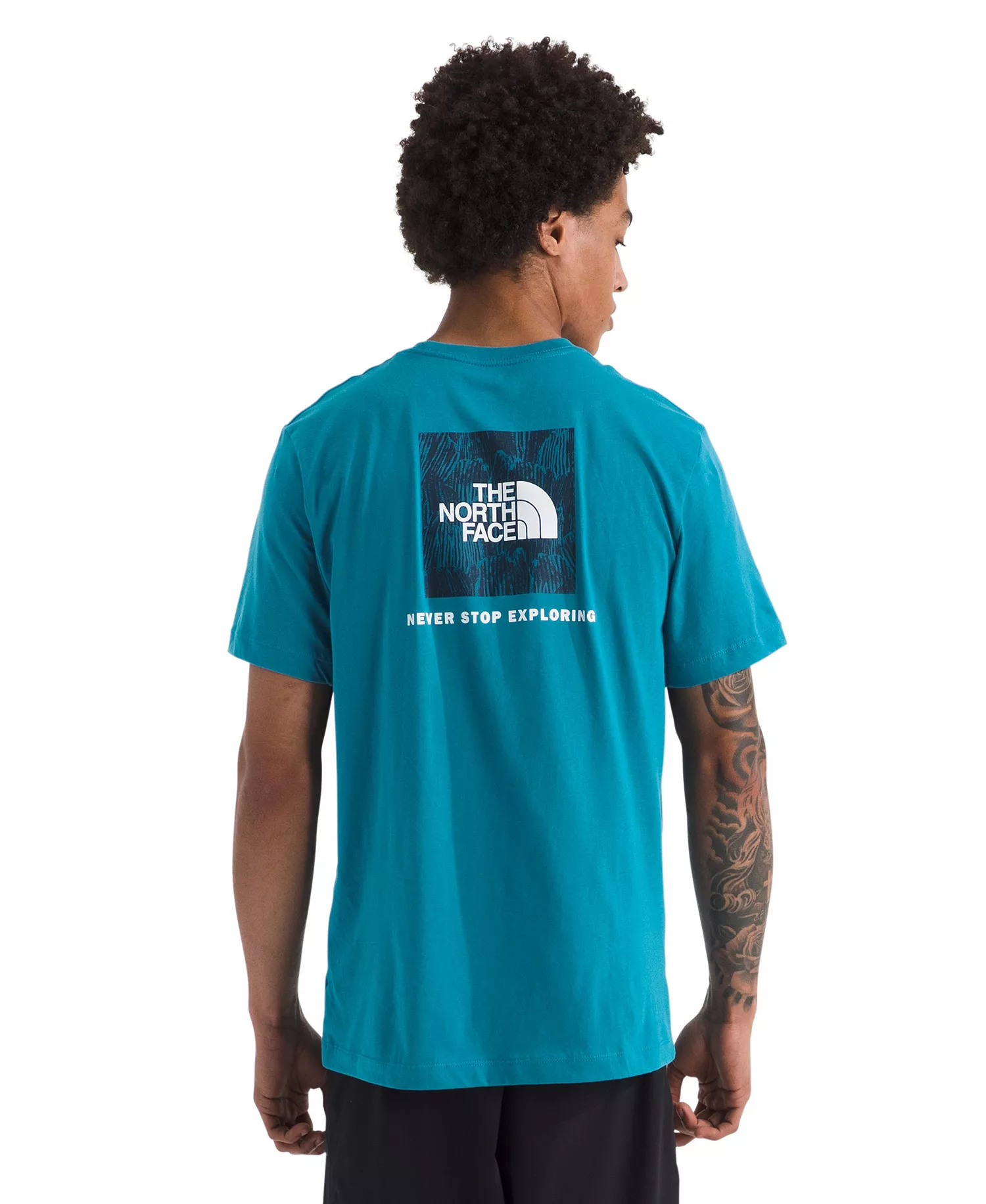 Men's Evolution Regenerative Ink Box Short Sleeve Graphic T-Shirt - Dusk Blue/summit Navy Regenerative Ink Print - 2XL