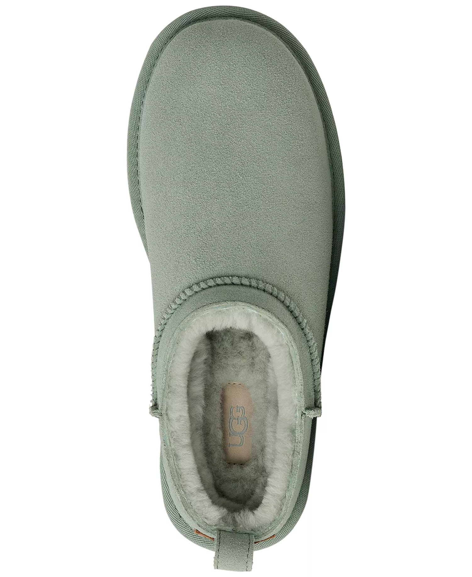UGG Women's Classic Micro Pull Tab Round Toe Booties - Artichoke - 10M
