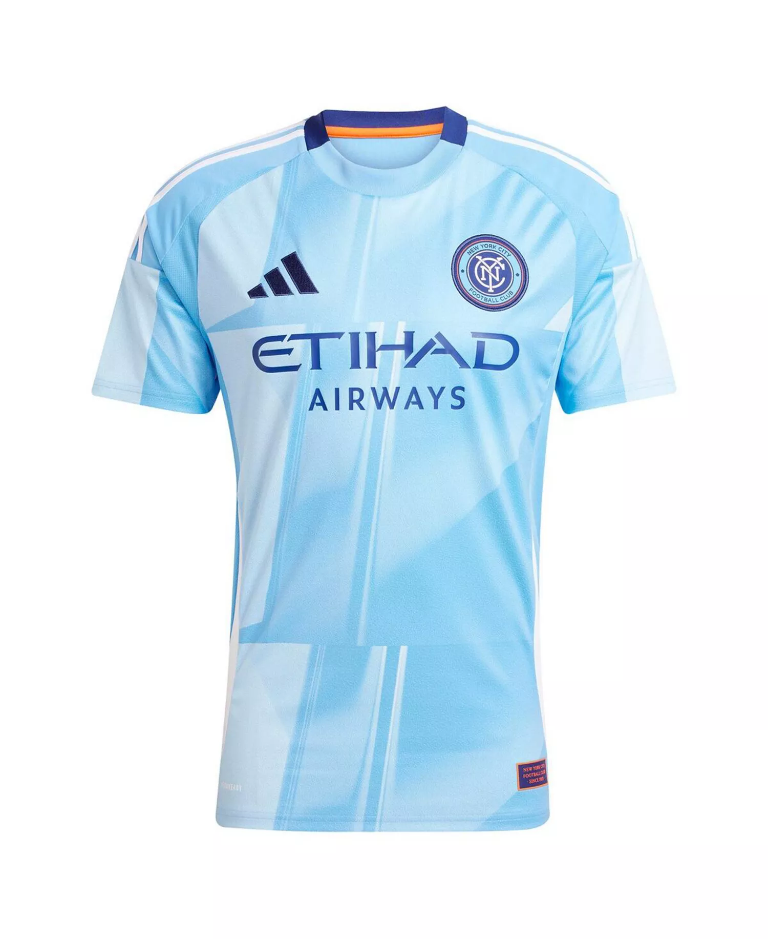 Men's Tayvon Gray Light Blue New York City FC 2025 The Excelsior Kit Replica Player Jersey - Light Blue - 2XL