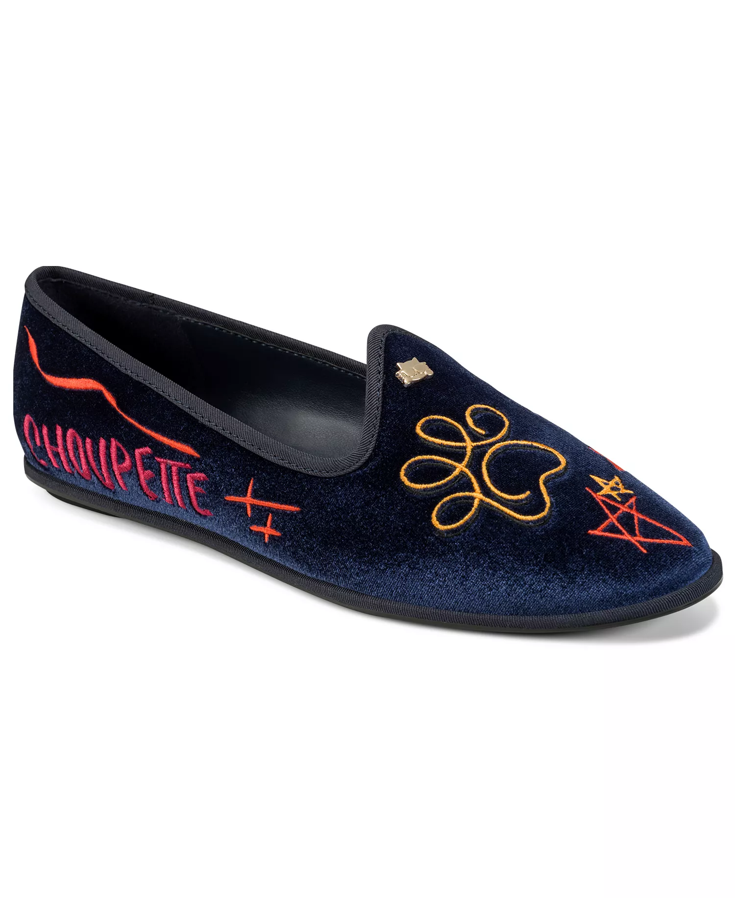 Women's Vaneda Ikonic Smoking Flat Loafers - Navy - 5.5M