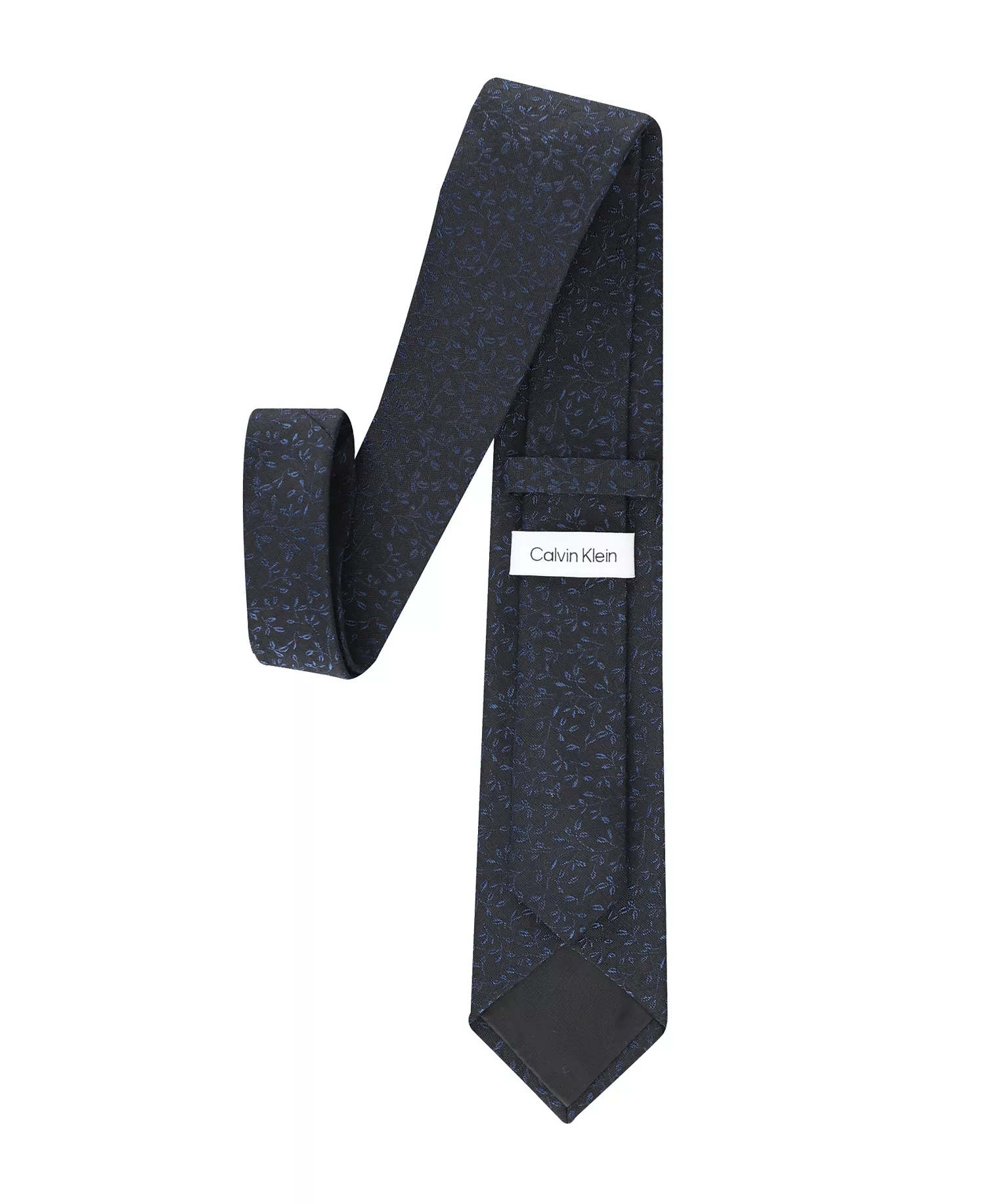 Men's Kamila Botanical Tie - Navy - ONE SIZE