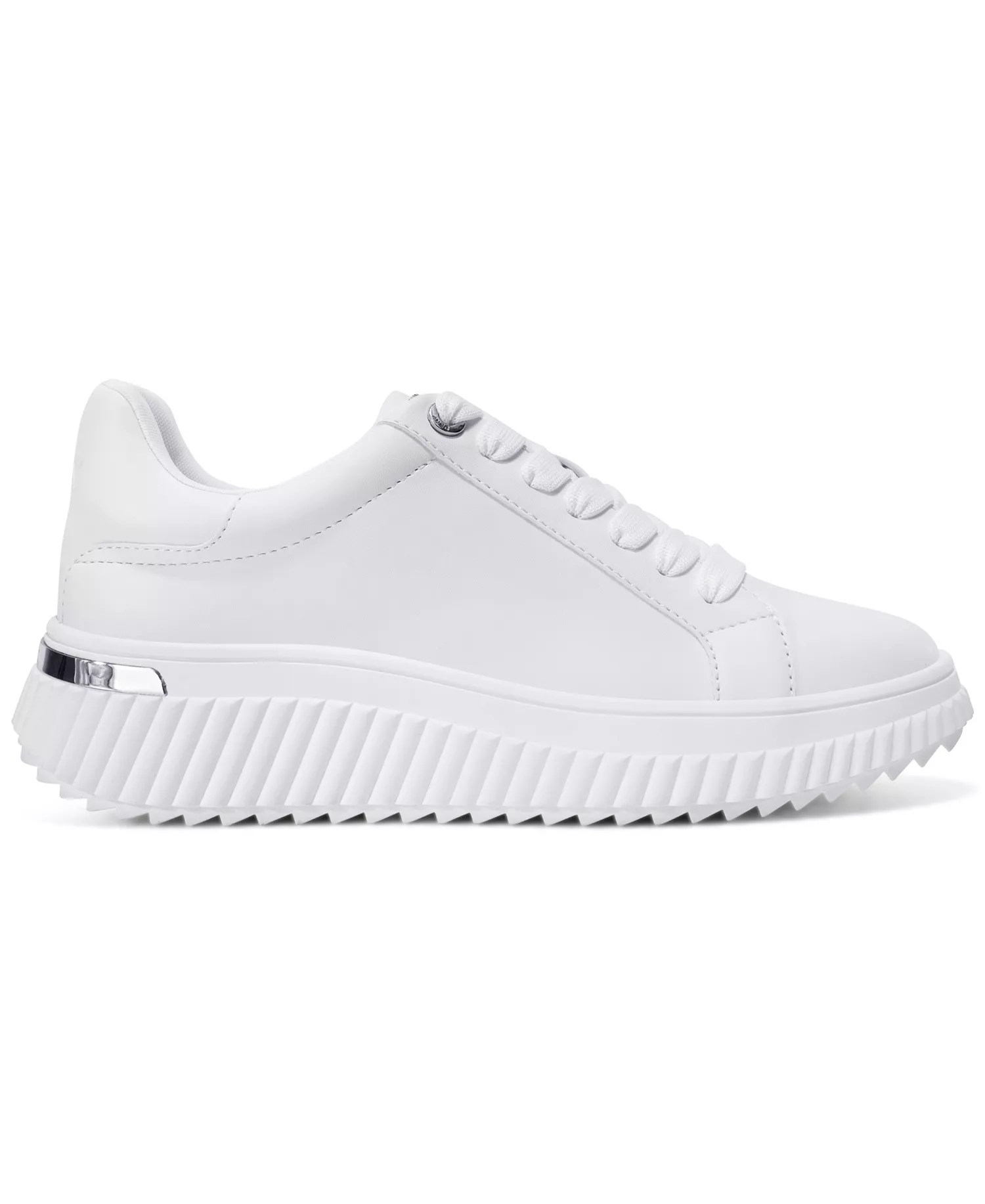 Women's Lobeco Lace Up Platform Sneakers - White - 5.5M