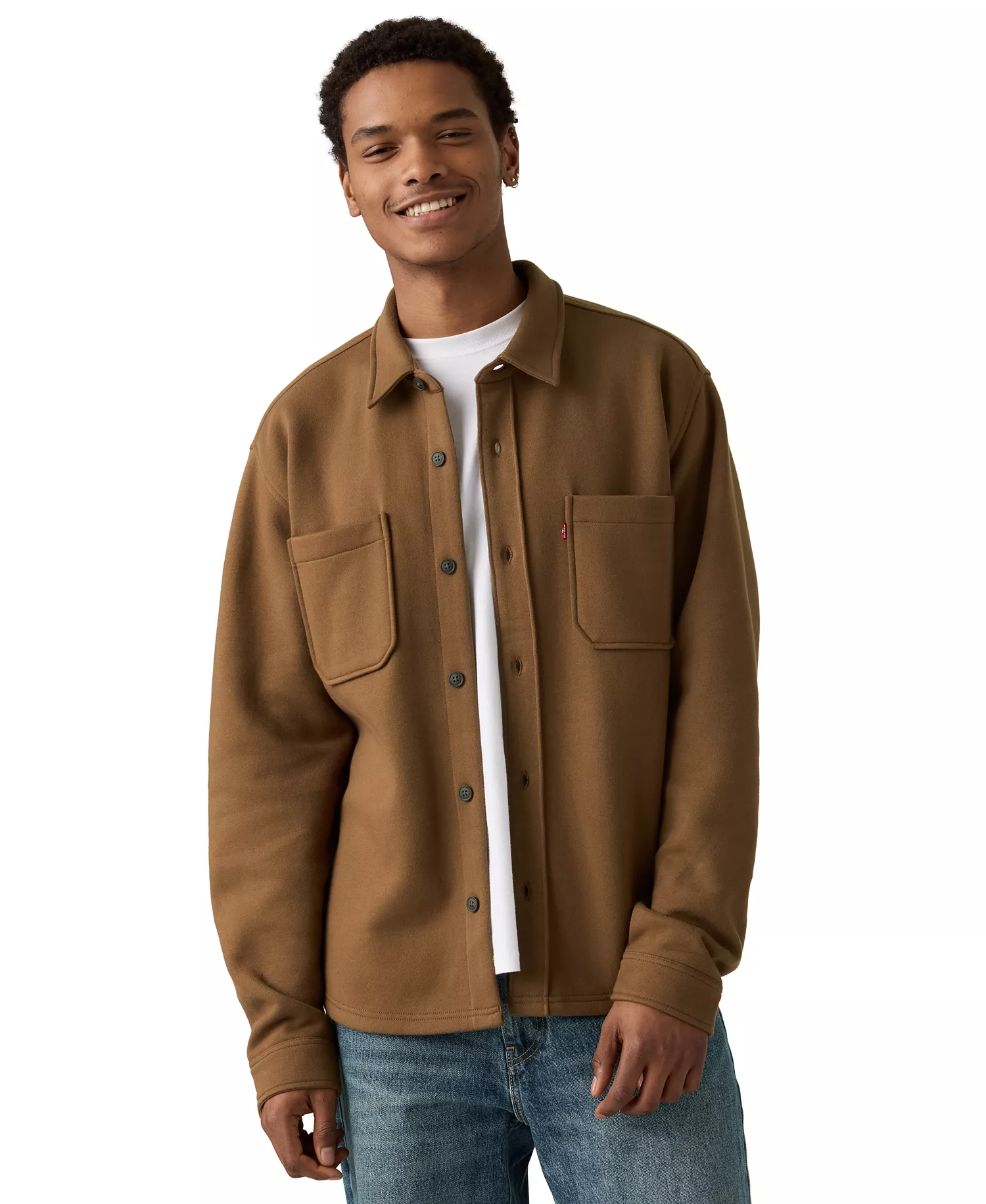 Men's Norwood Long-Sleeve Worker Shirt - Bison - 2XL