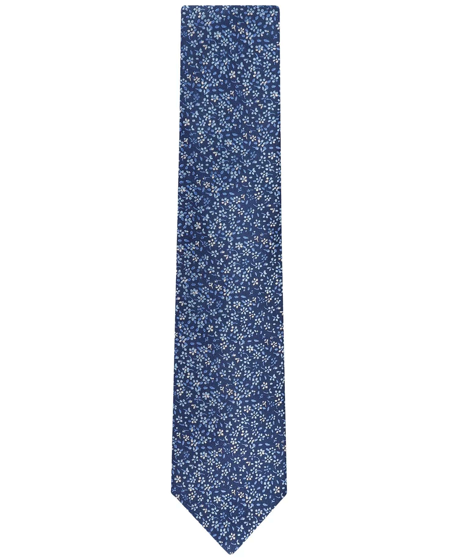 Men Botanical Ties - Blue Cobalt - ONE SIZE