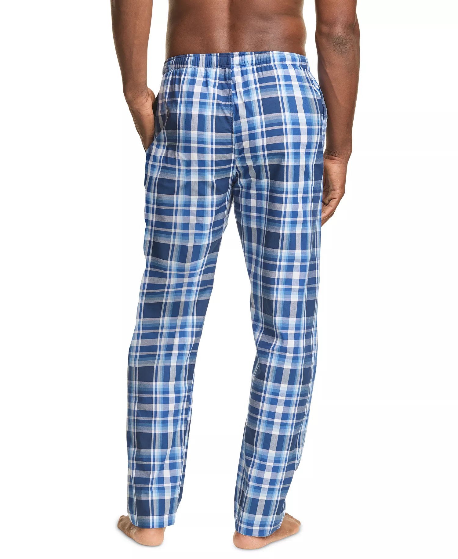 Men's Plaid Woven Pajama Pants - Monroe Plaid - L