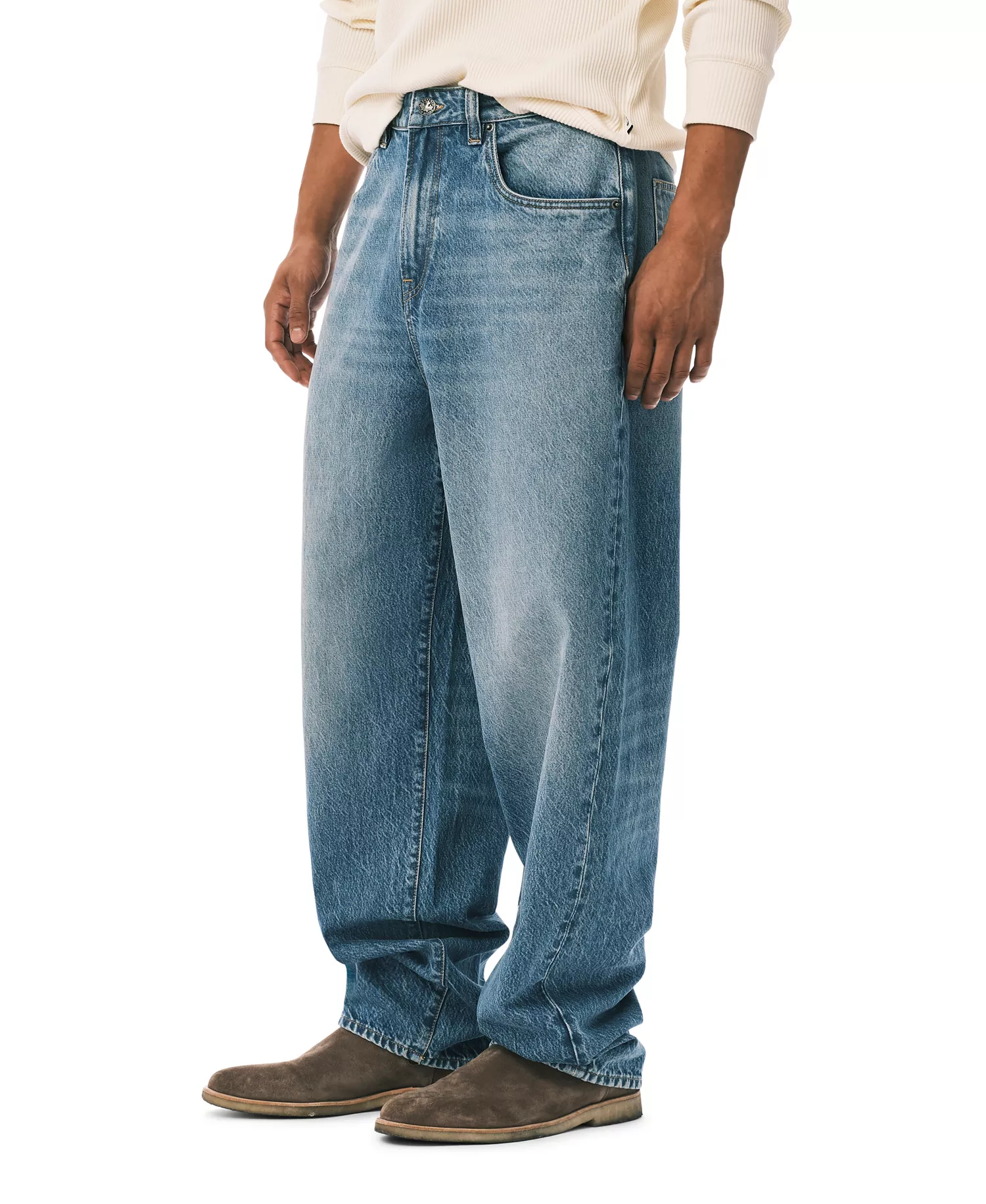 Men's Baggy-Fit Jeans - Indigo - 30x30