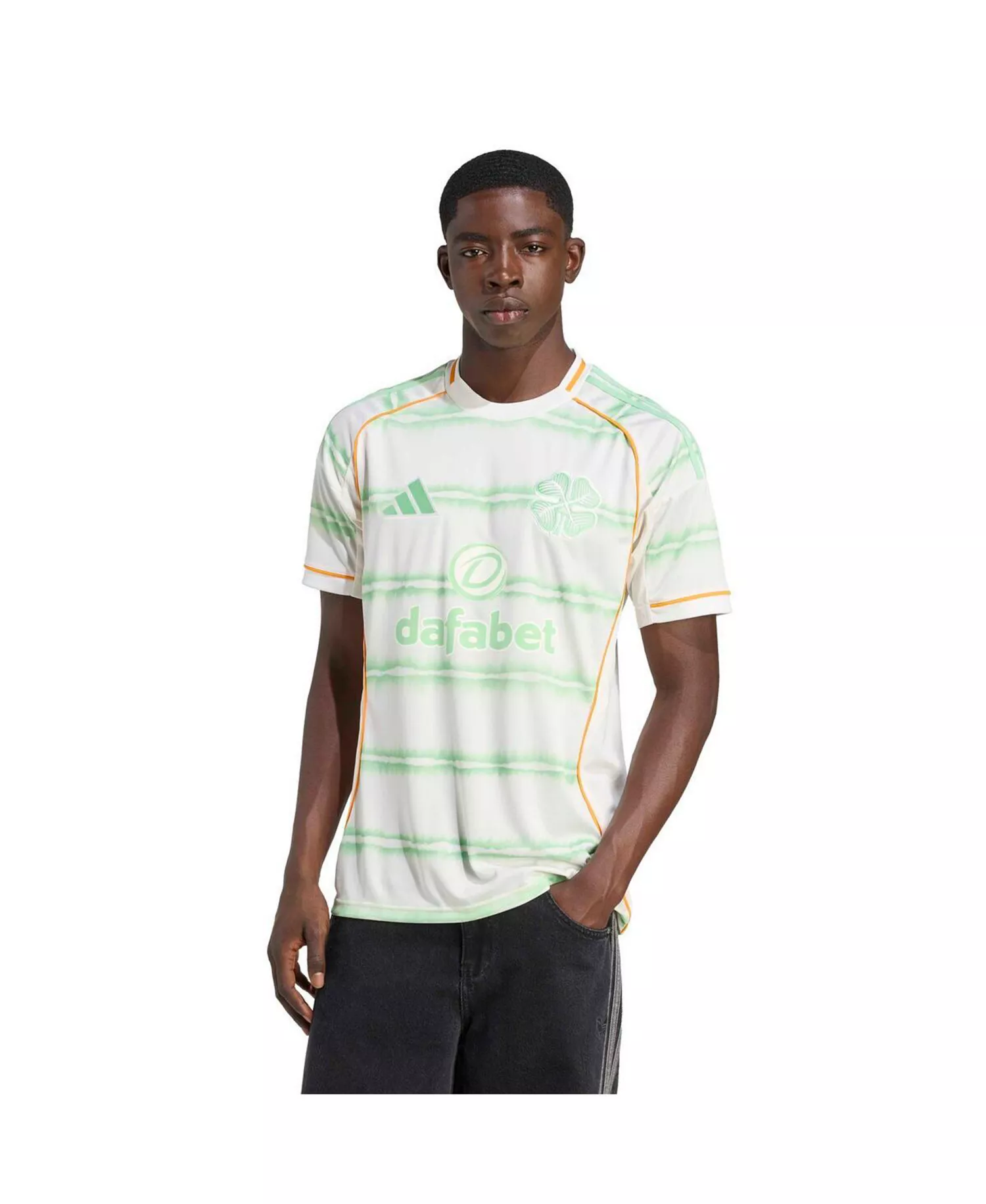 Men's White Celtic 2025/26 Third Replica Jersey - White - L