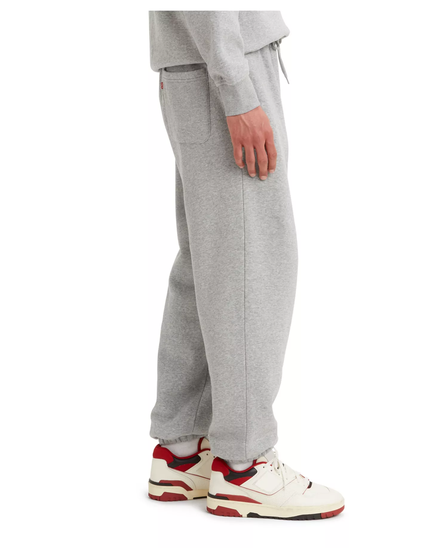 Men's Relaxed Fit Active Fleece Sweatpants - Mid Tone Gray Heather - 2XL
