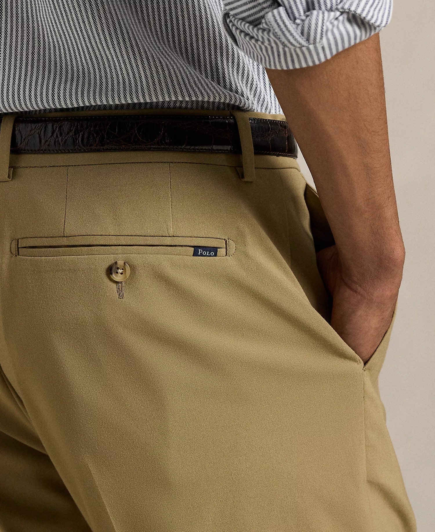 Men's Manhasset Stretch Straight-Fit Pants - Desert Khaki - 30x30