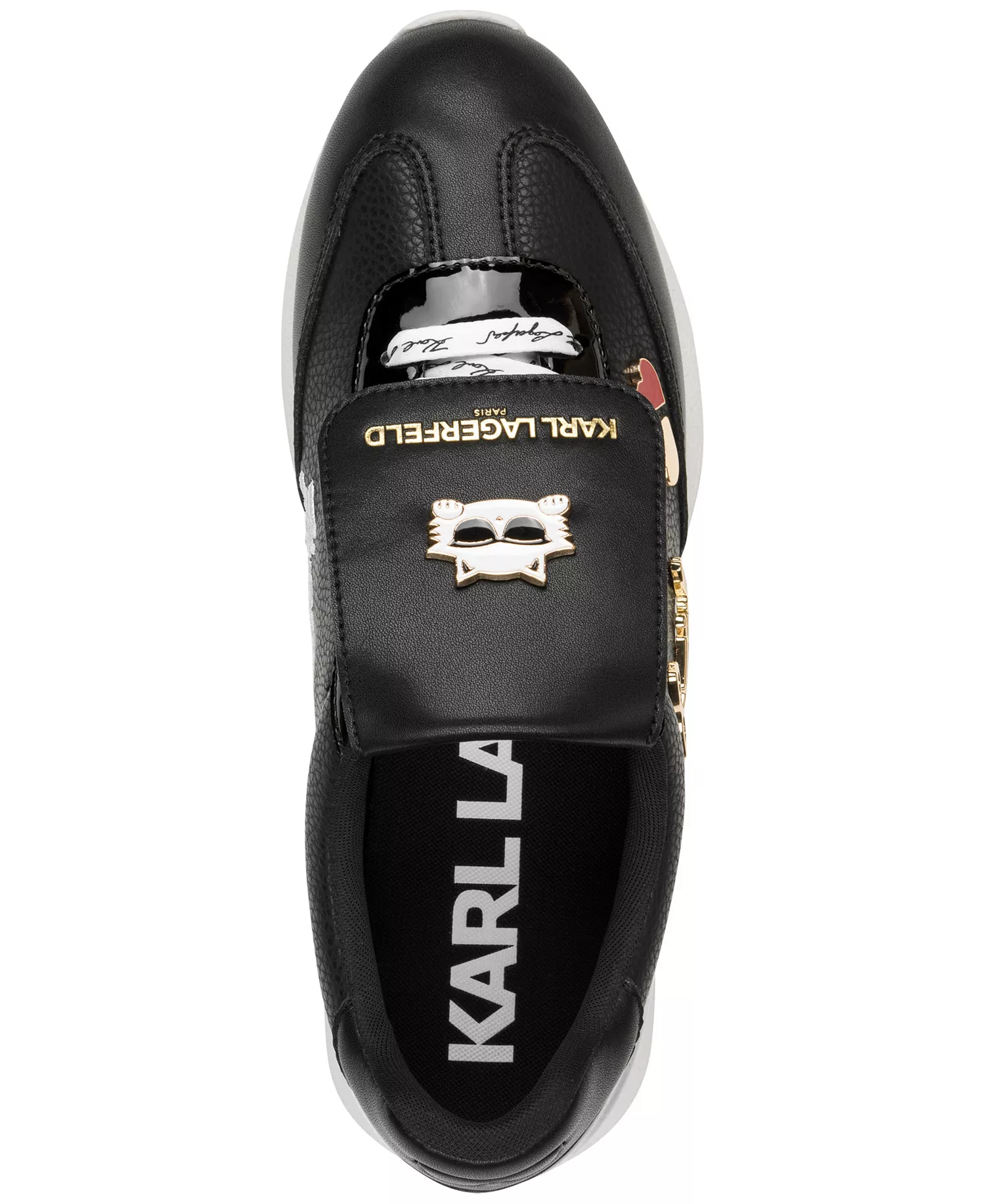 Women's Minia Pins Lace-Up Sneakers - Black - 5.5M