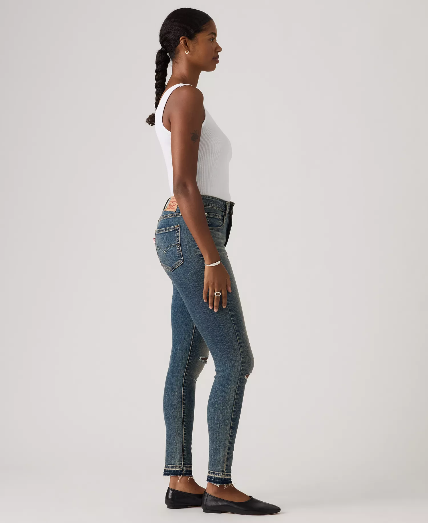 Women's 721 High-Rise Stretch Skinny Jeans - Believe In Me - 24