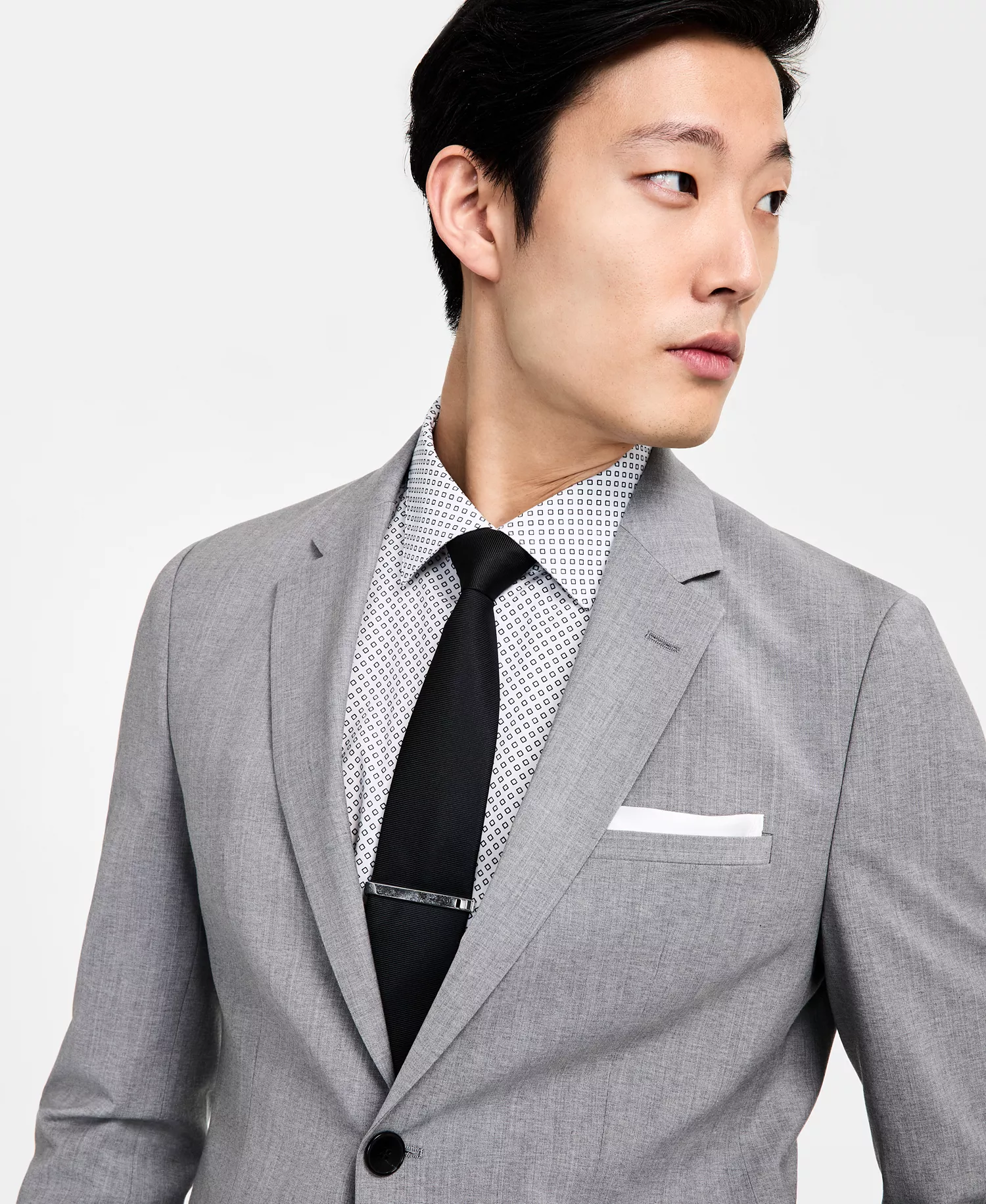 Men's Modern-Fit Wool-Blend Suit Separate- CLOSE OUT! - Grey - 36R