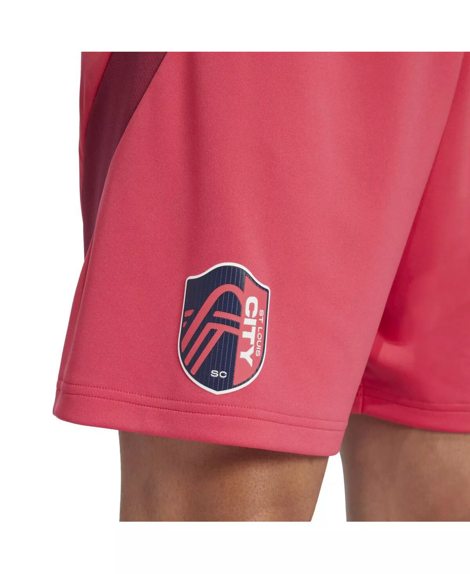 Men's Red St. Louis City SC Home 2025 Forever CITY Red Authentic Shorts - Red - 2XL