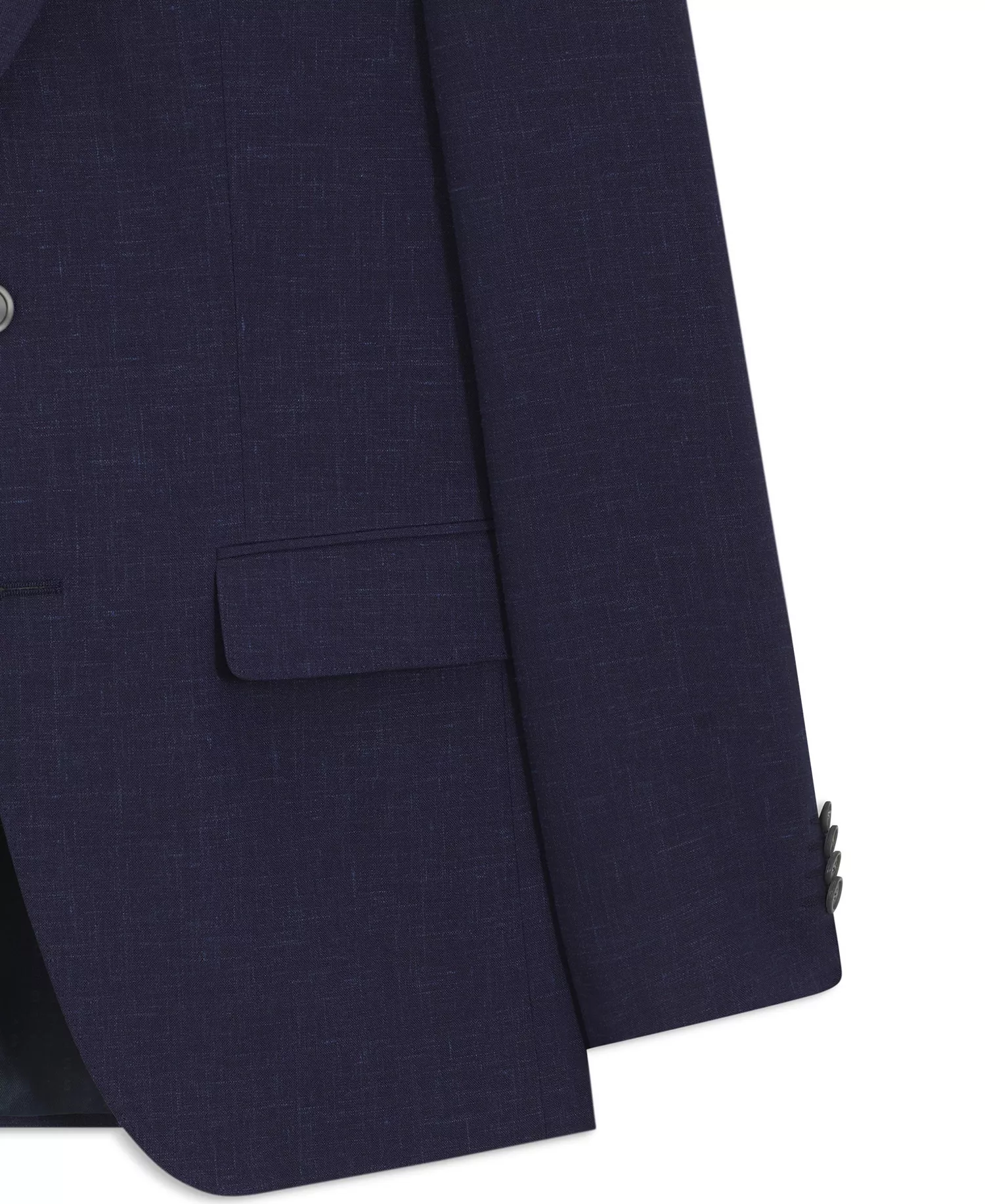 BOSS by Men's Micro-Patterned 2-Piece Slim-Fit Suit - Dark Blue - 36R