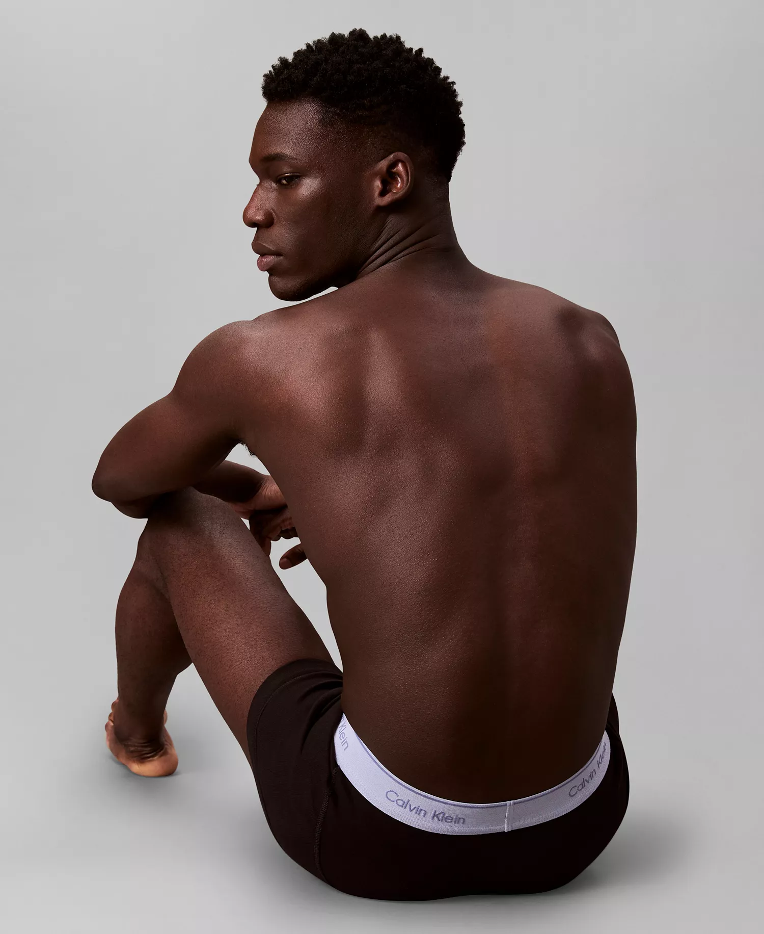 Men's 5-Pack Cotton Classic Trunk Underwear - Black - L