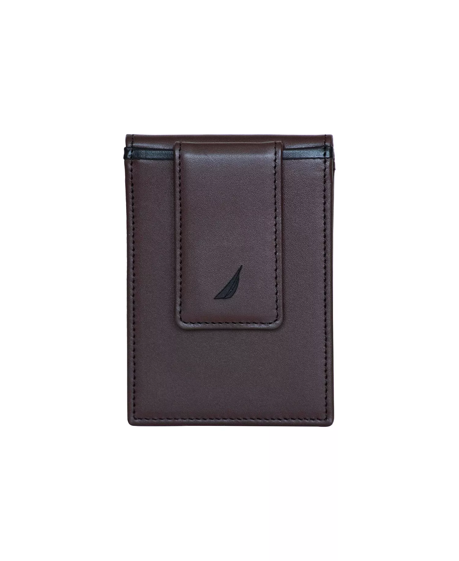 Men's Pop J Class Front Pocket Wallet - Black, Brown - ONE SIZE