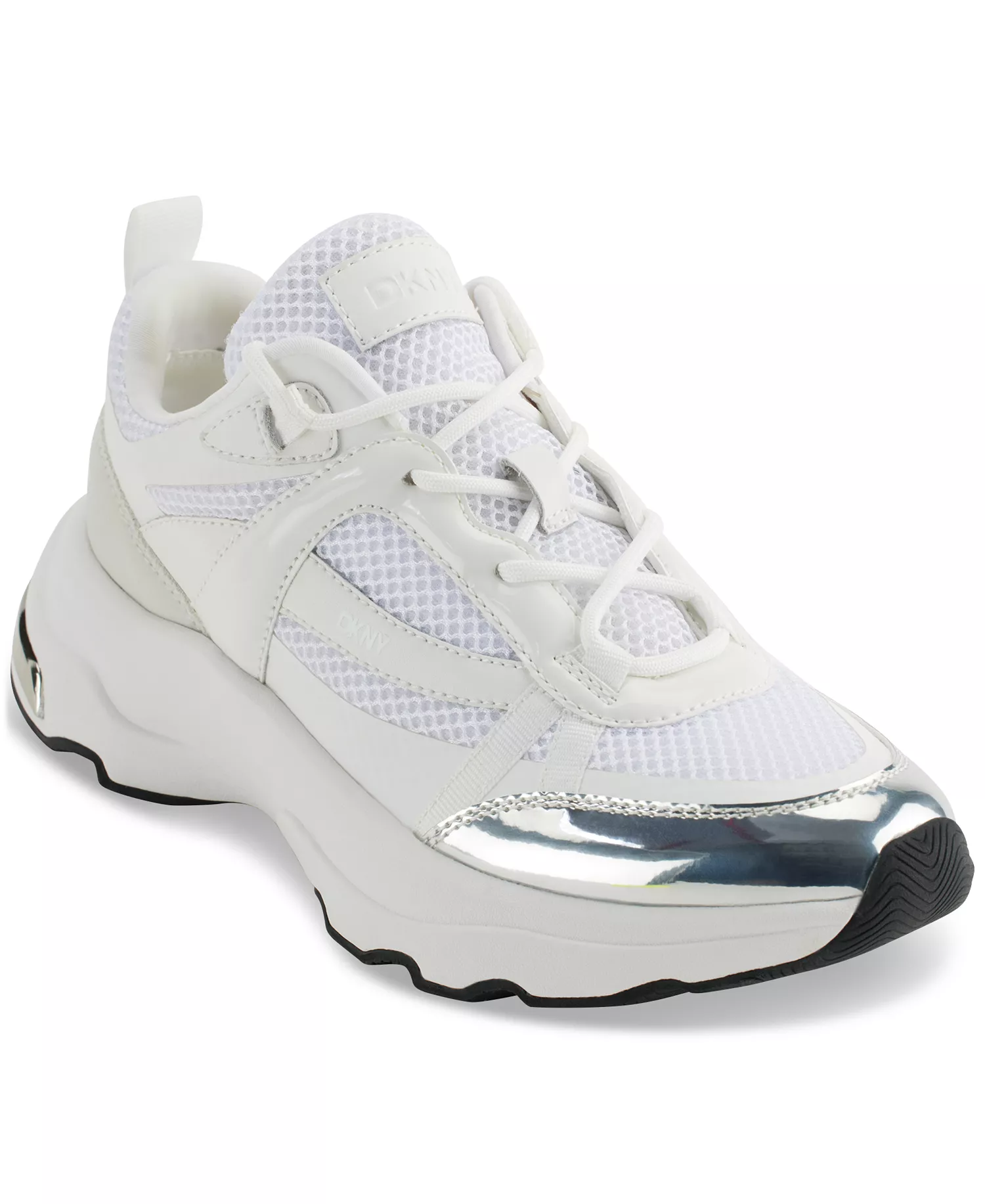 Women's Juna Lace-Up Running Sneakers - Bright White - 10M