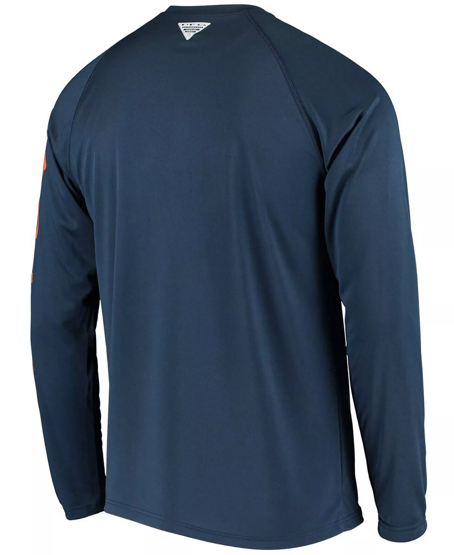 Men's PFG Navy Auburn Tigers Terminal Tackle Omni-Shade Long Sleeve T-shirt - Navy - L