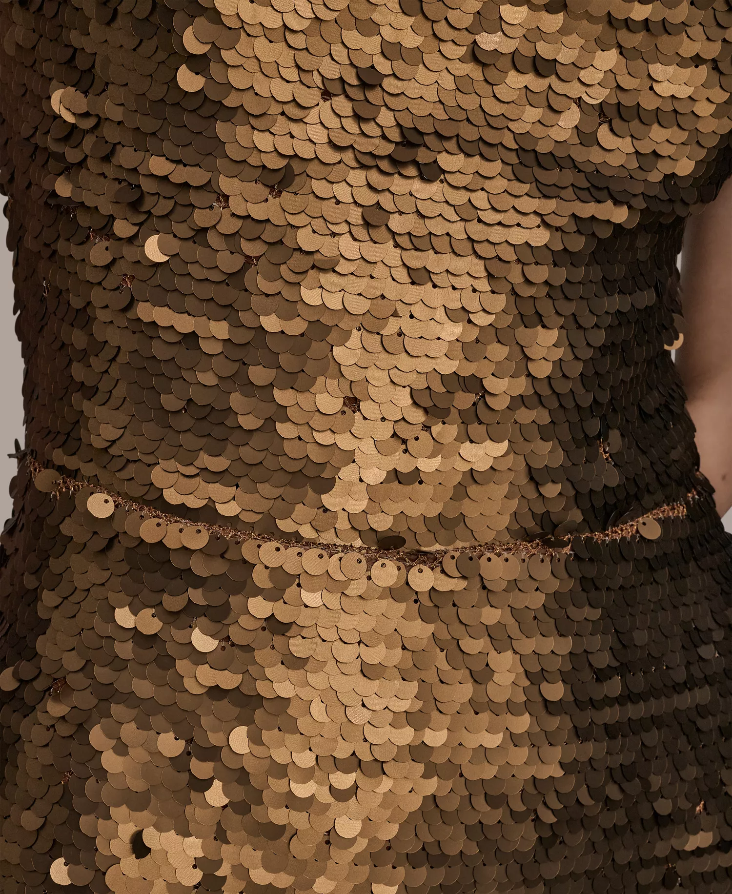 Women's Sleeveless Halter Dress - Vicuna - 10