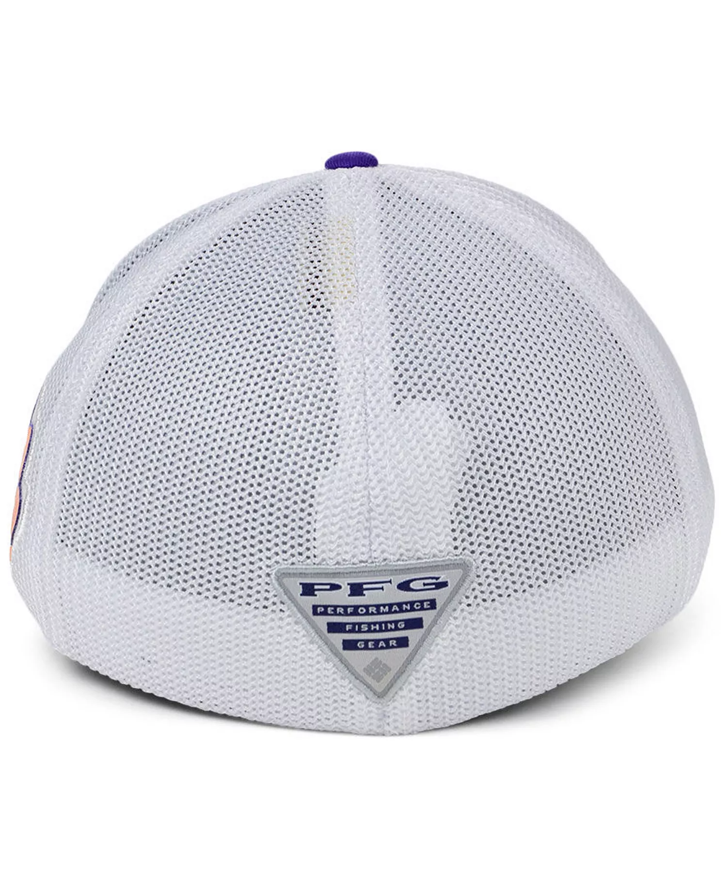 Clemson Tigers PFG Stretch Cap - Purple/White - L/XL