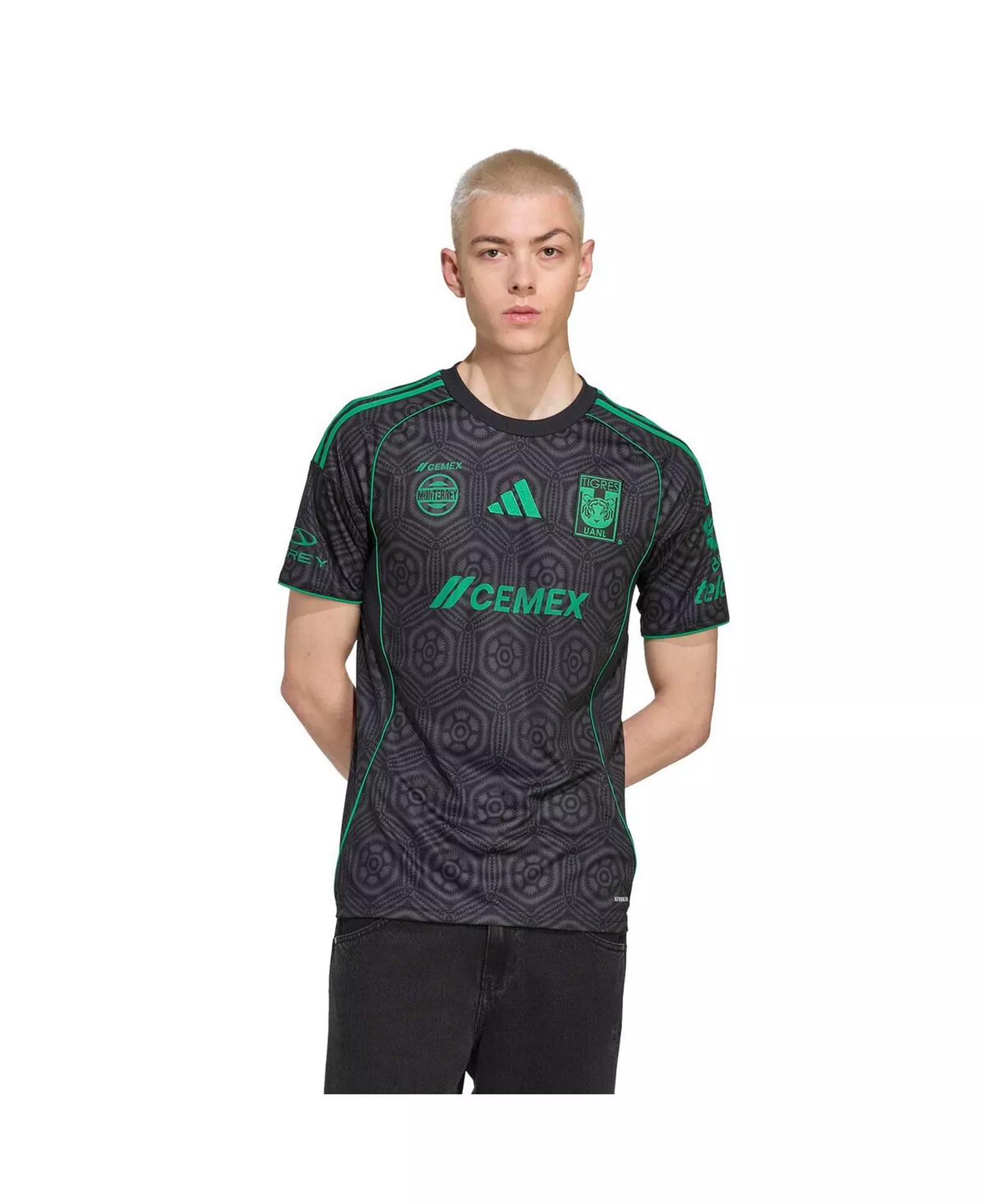 Men's Gray Tigres UANL 2025/26 Third Replica Jersey - Gray - 2XL