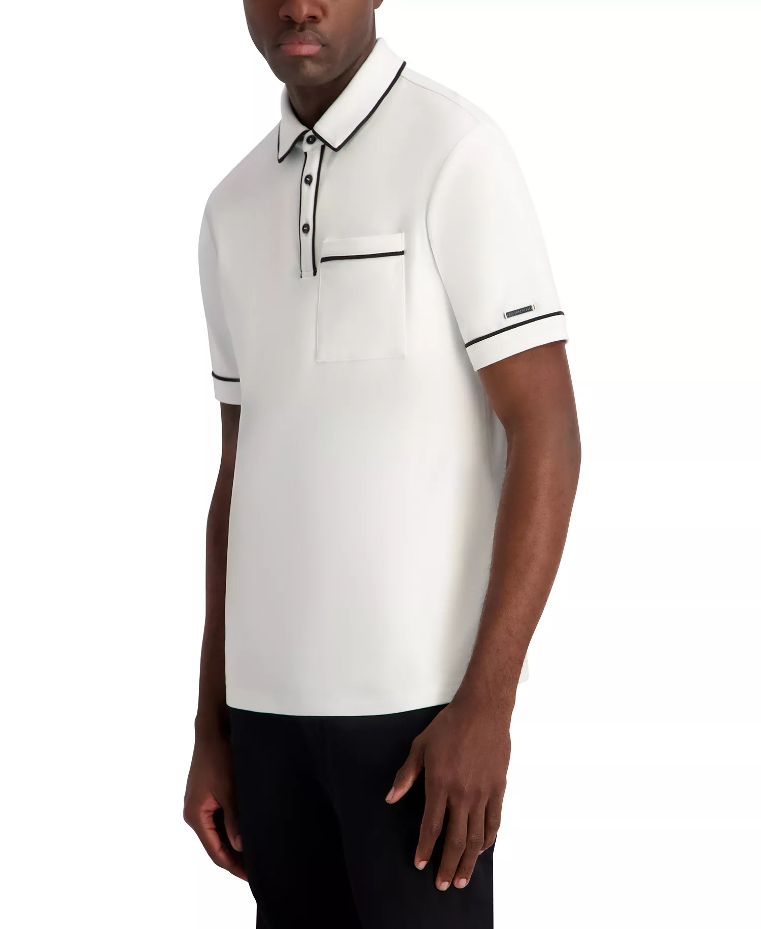 Men's Interlock Polo Shirt - White - 2XL