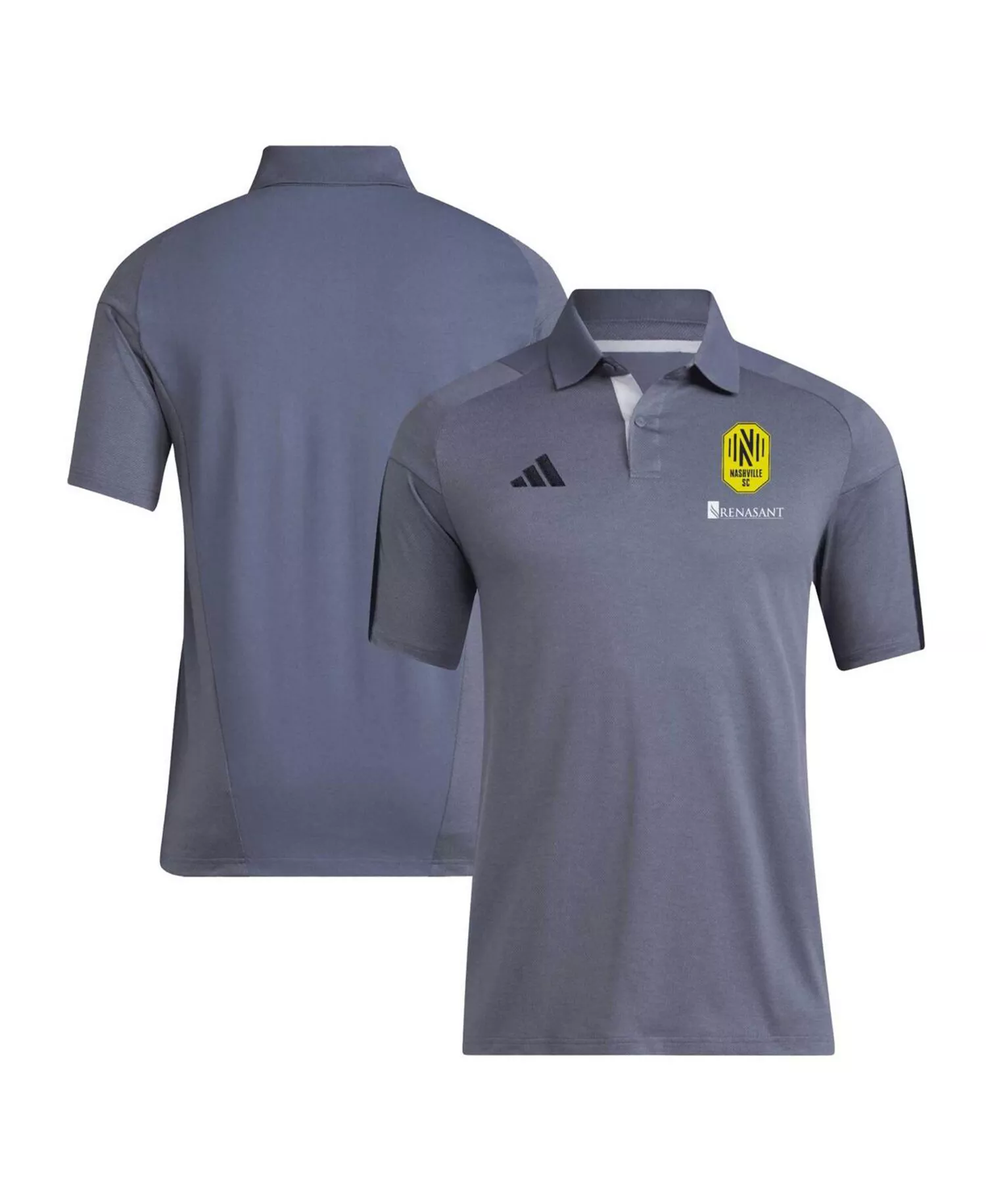 Men's Gray Nashville SC 2024 Training Polo Shirt - Gray - M