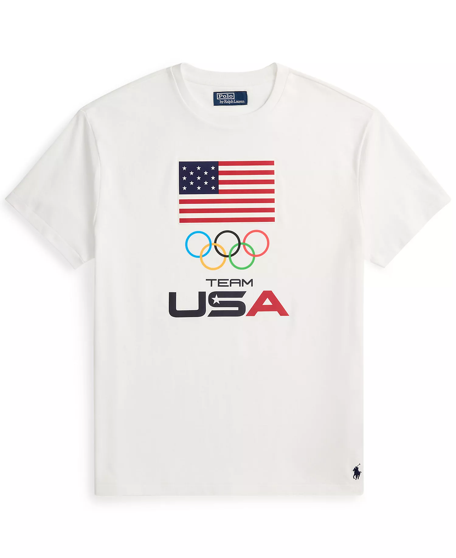 Men's Team USA Jersey Graphic T-Shirt - White - L