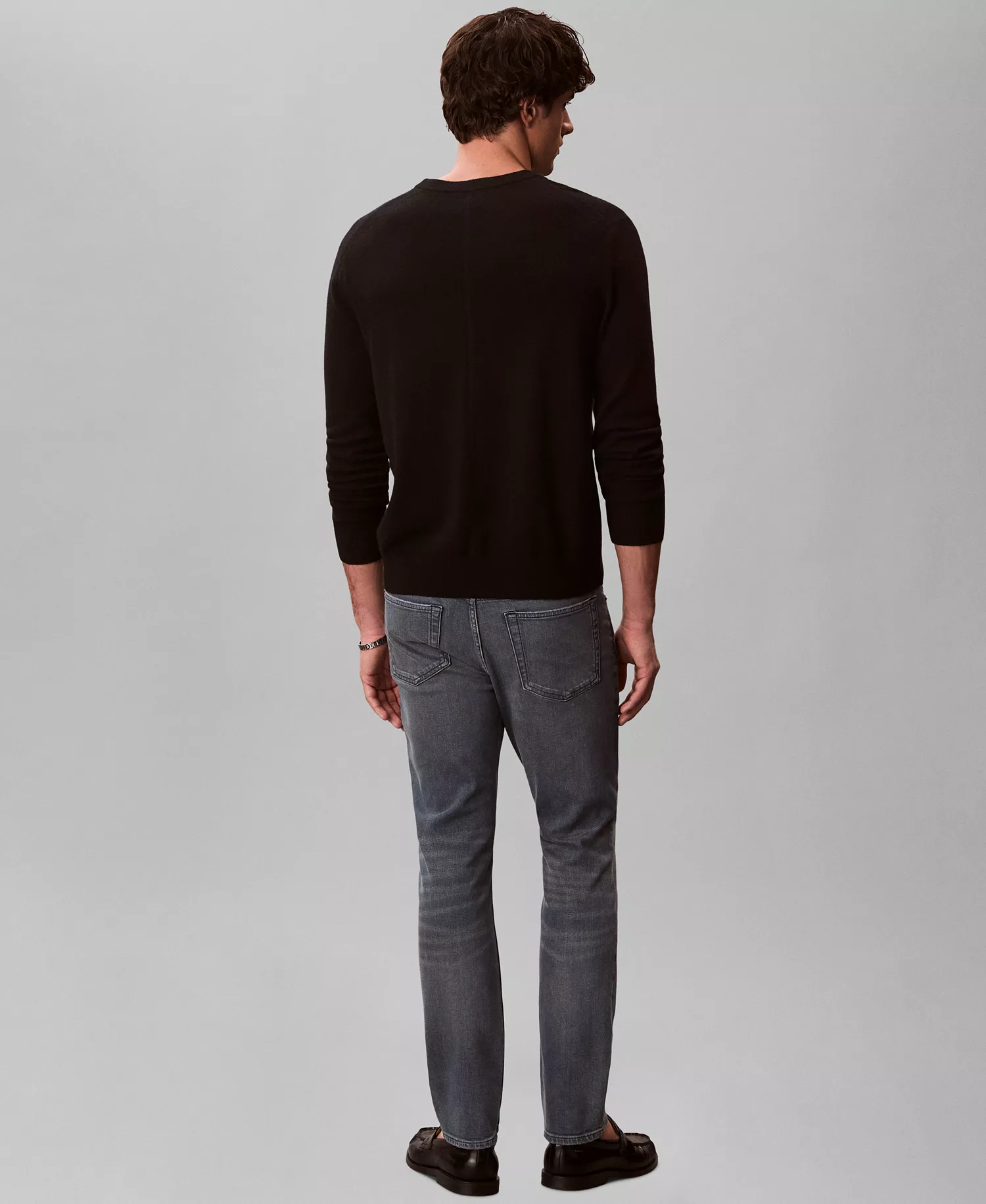 Men's Slim-Fit Stretch Jeans - Blue Ash Stone - 29 - 30