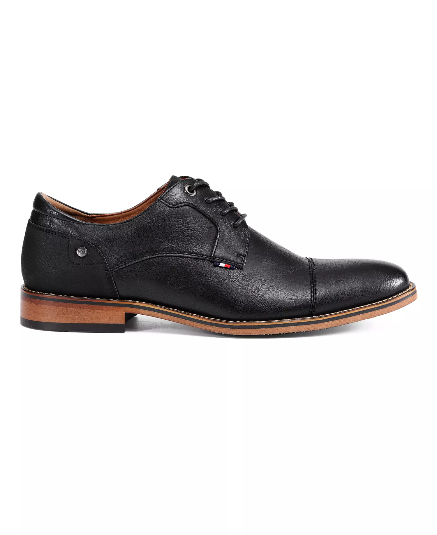 Men's Barmi Cap Toe Lace Up Oxford Shoes - Black - 7.5M