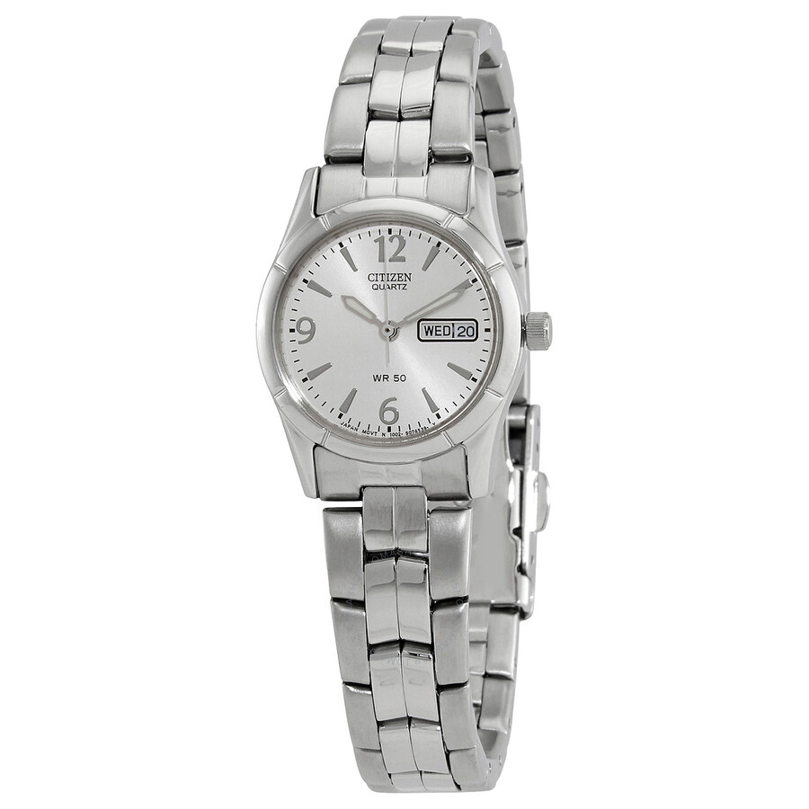 Citizen Quartz Silver Dial Ladies Watch