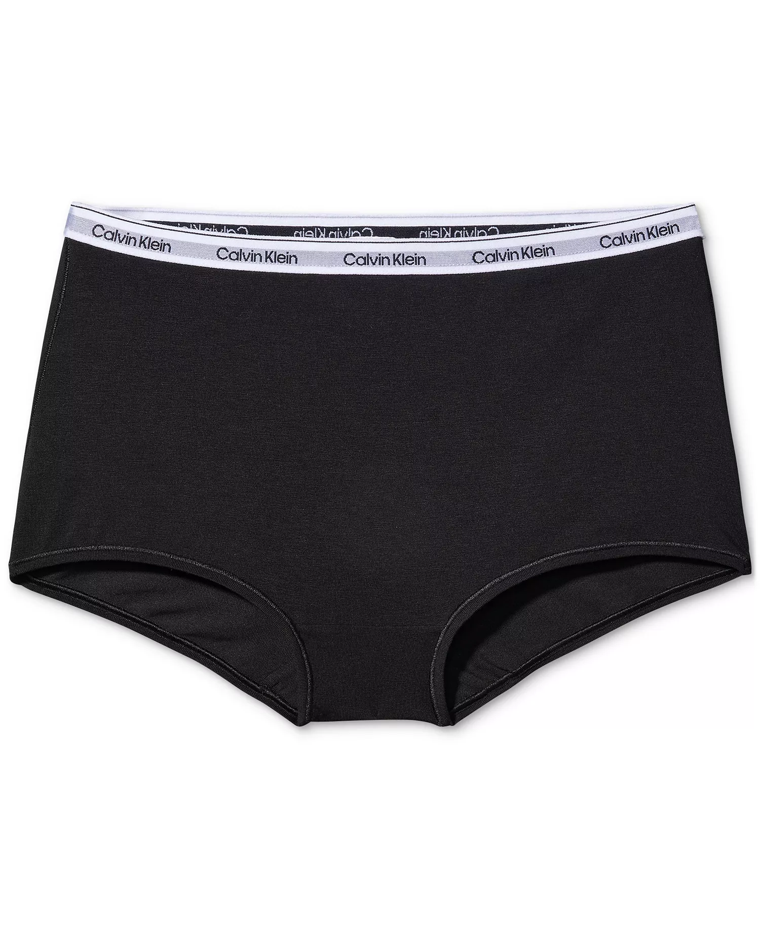 Women's Modern Logo Boyshort Underwear QD5195 - Black - L