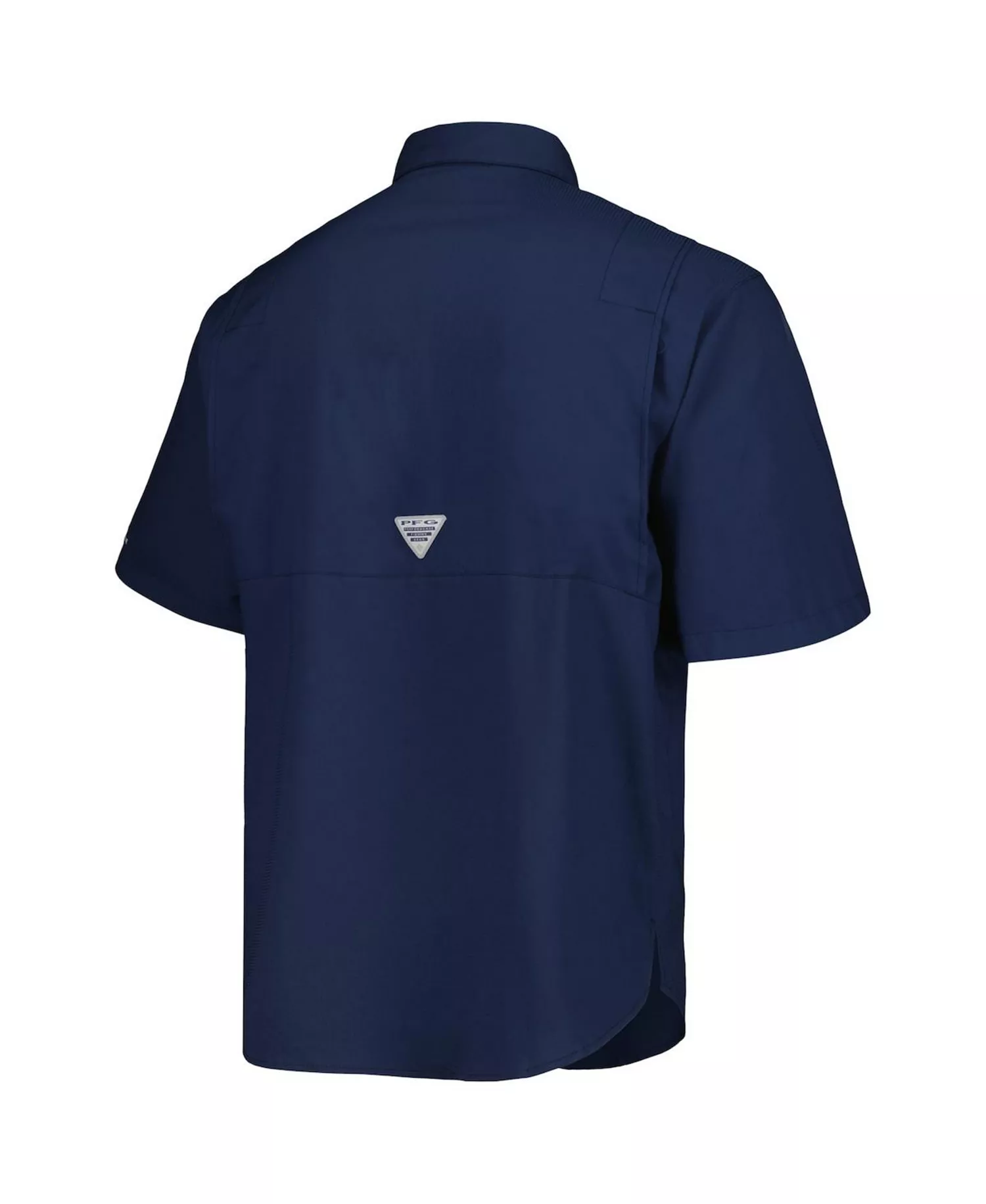 Men's Navy Tampa Bay Rays Tamiami Omni-Shade Button-Down Shirt - Navy - L